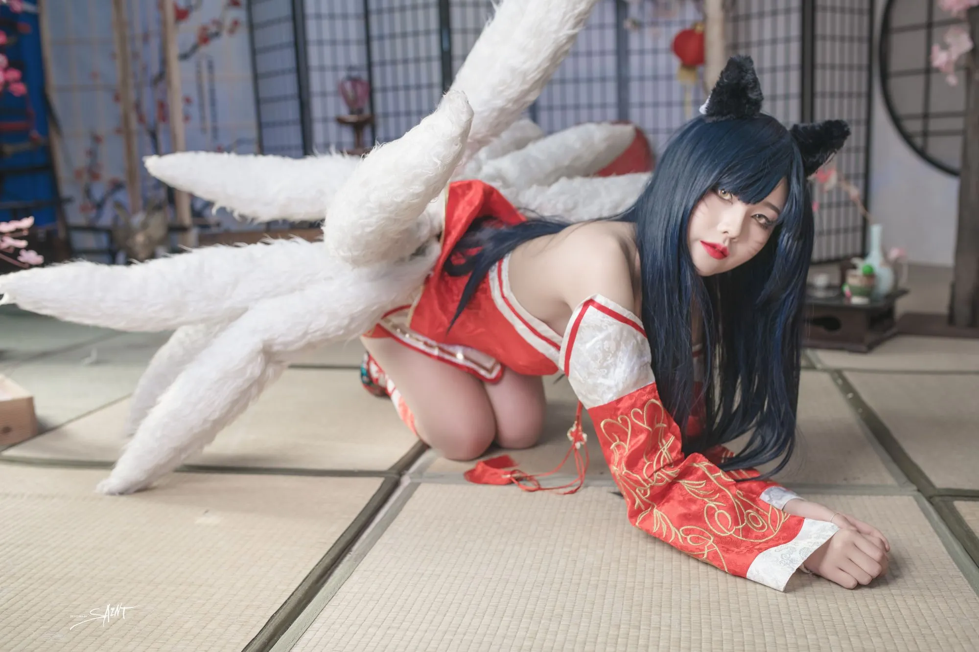 图片[4]-No.007-[SAINT Photolife] cosplay-Original Ahri [53P]-coswz-cos王者