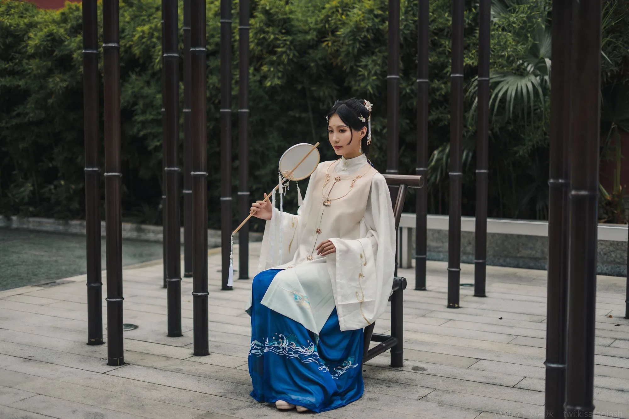 图片[4]-No.009-汉服 大慈寺外景 [9P]-coswz-cos王者