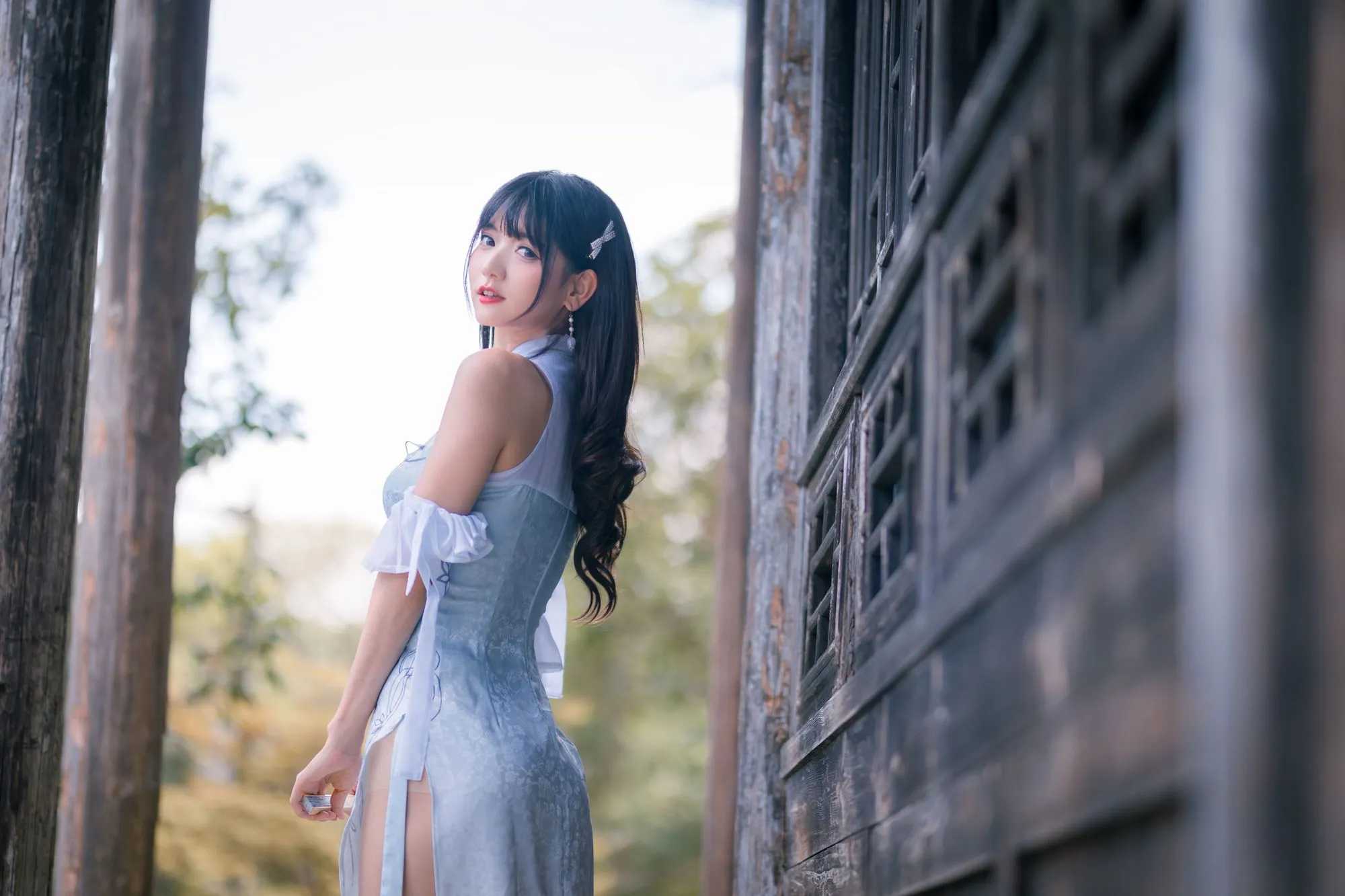 图片[3]-No.009-蓝色旗袍 [24P]-coswz-cos王者