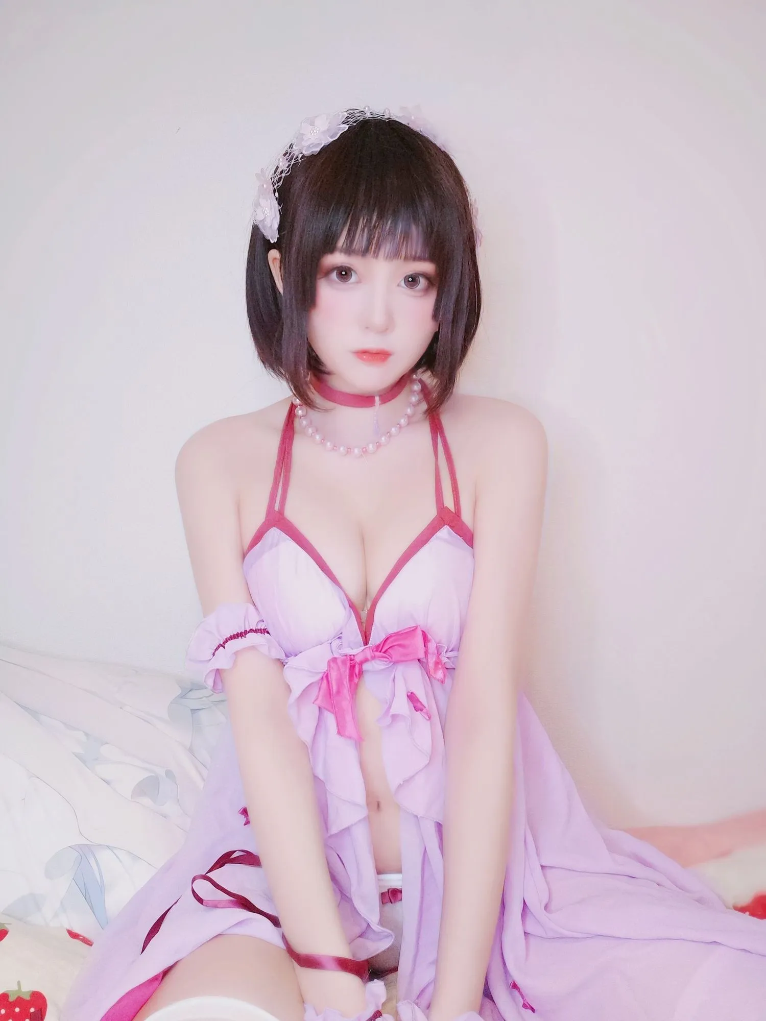 No.011-🌸加藤恵ランジェリーコスプレ🌸 [15P]-图妖社