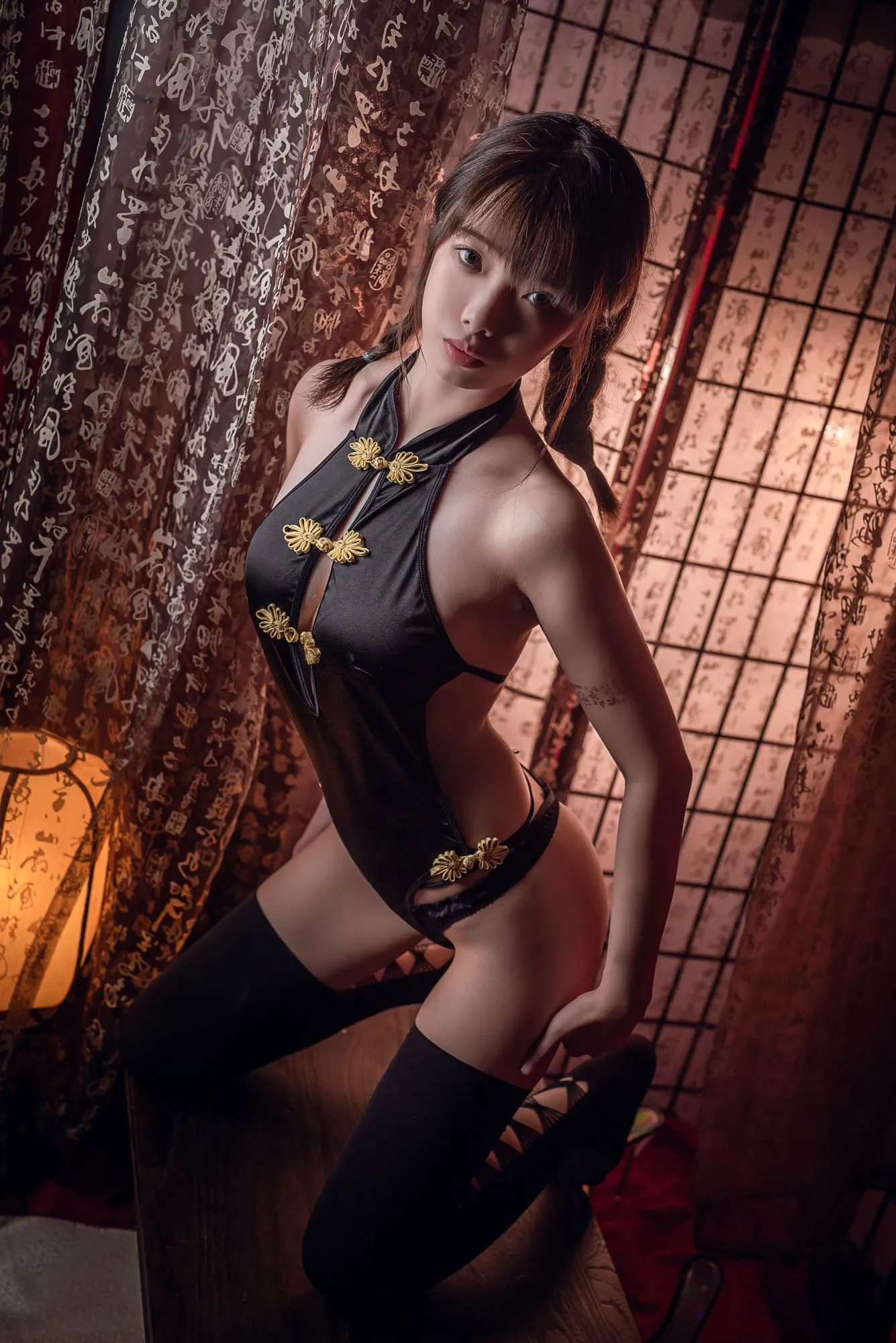 图片[5]-No.011-黑丝肚兜 [12P]-coswz-cos王者