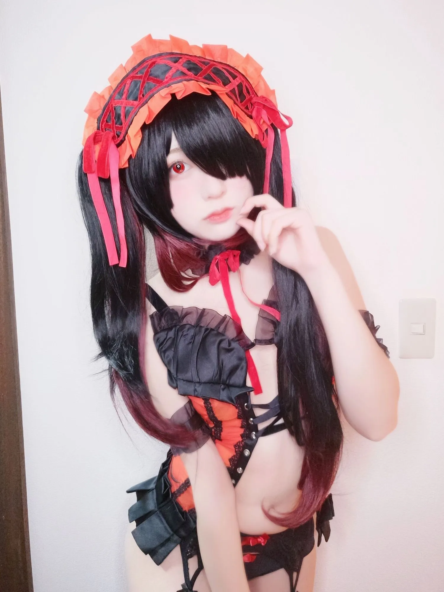 No.013-時崎狂三 ランジェリー❤️🖤 [10P]-图妖社