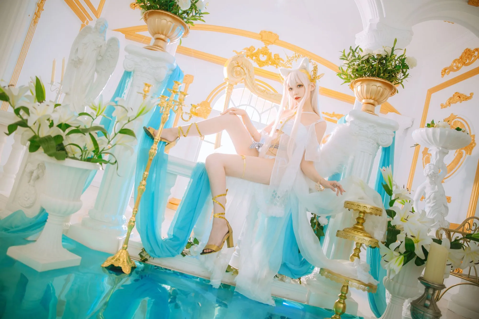 图片[2]-No.013-白金泳装 [22P]-coswz-cos王者