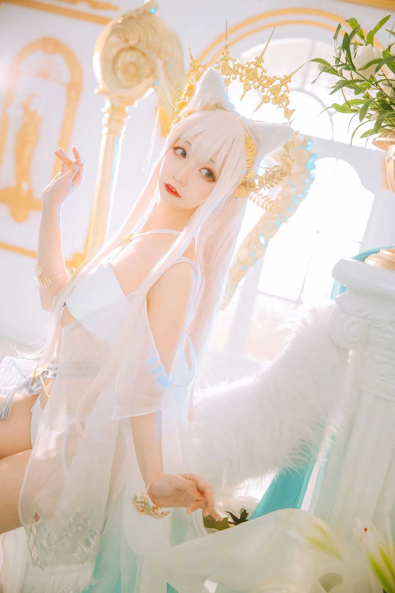 图片[3]-No.013-白金泳装 [22P]-coswz-cos王者