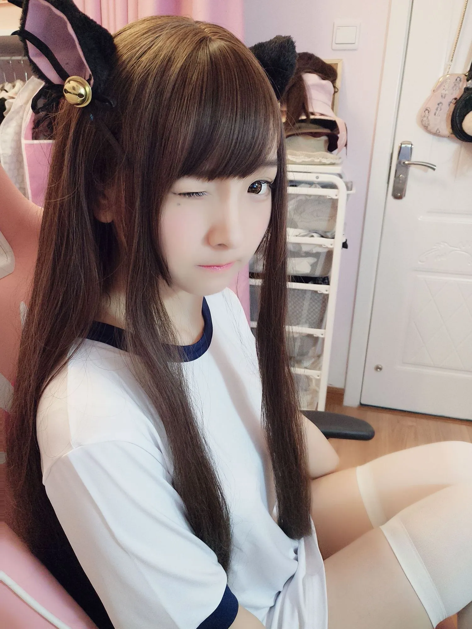 图片[3]-No.015-猫耳体操+女仆 [20P]-coswz-cos王者