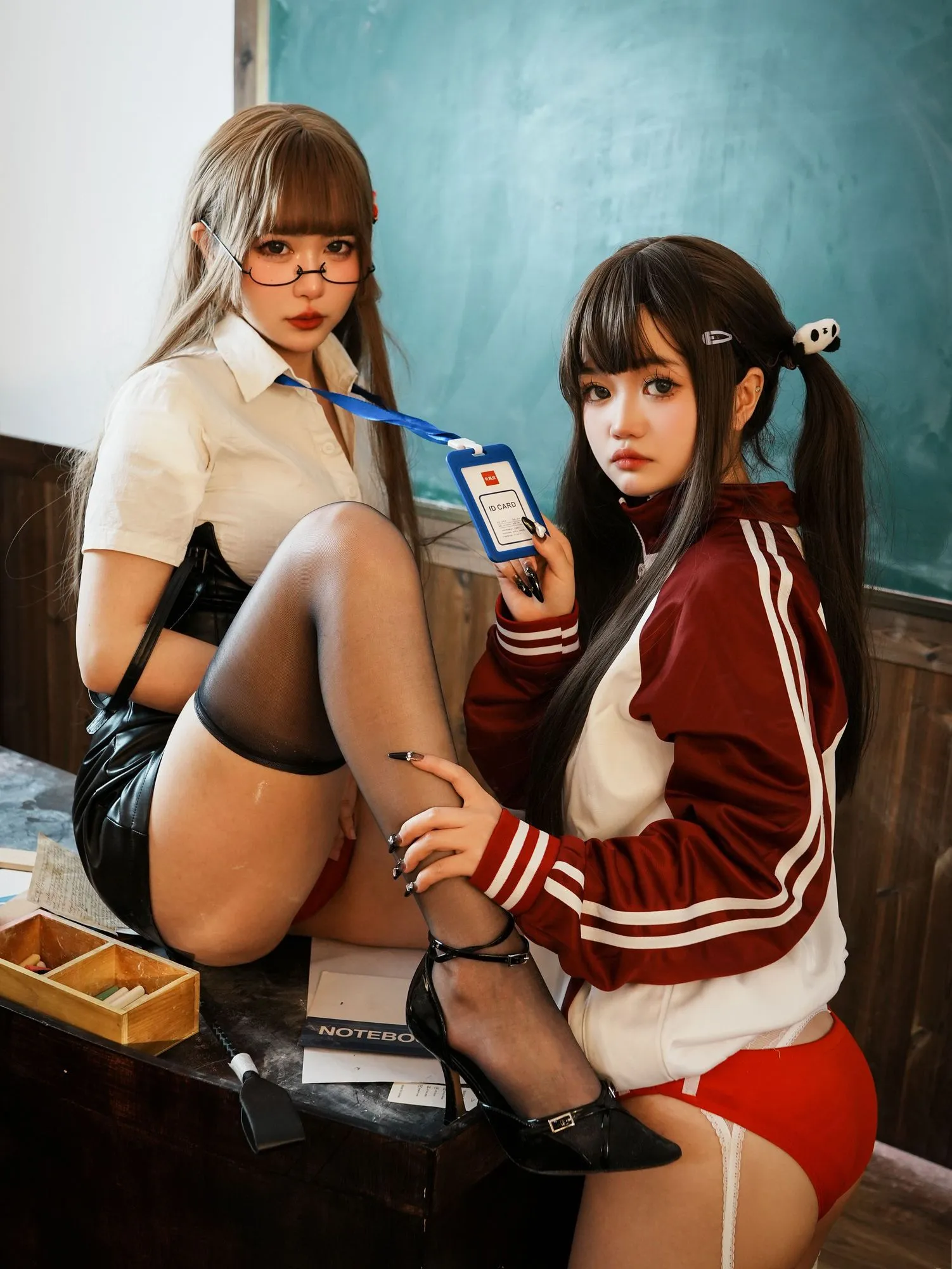 No.017-双马尾学生与老师 [41P 1V]-图妖社