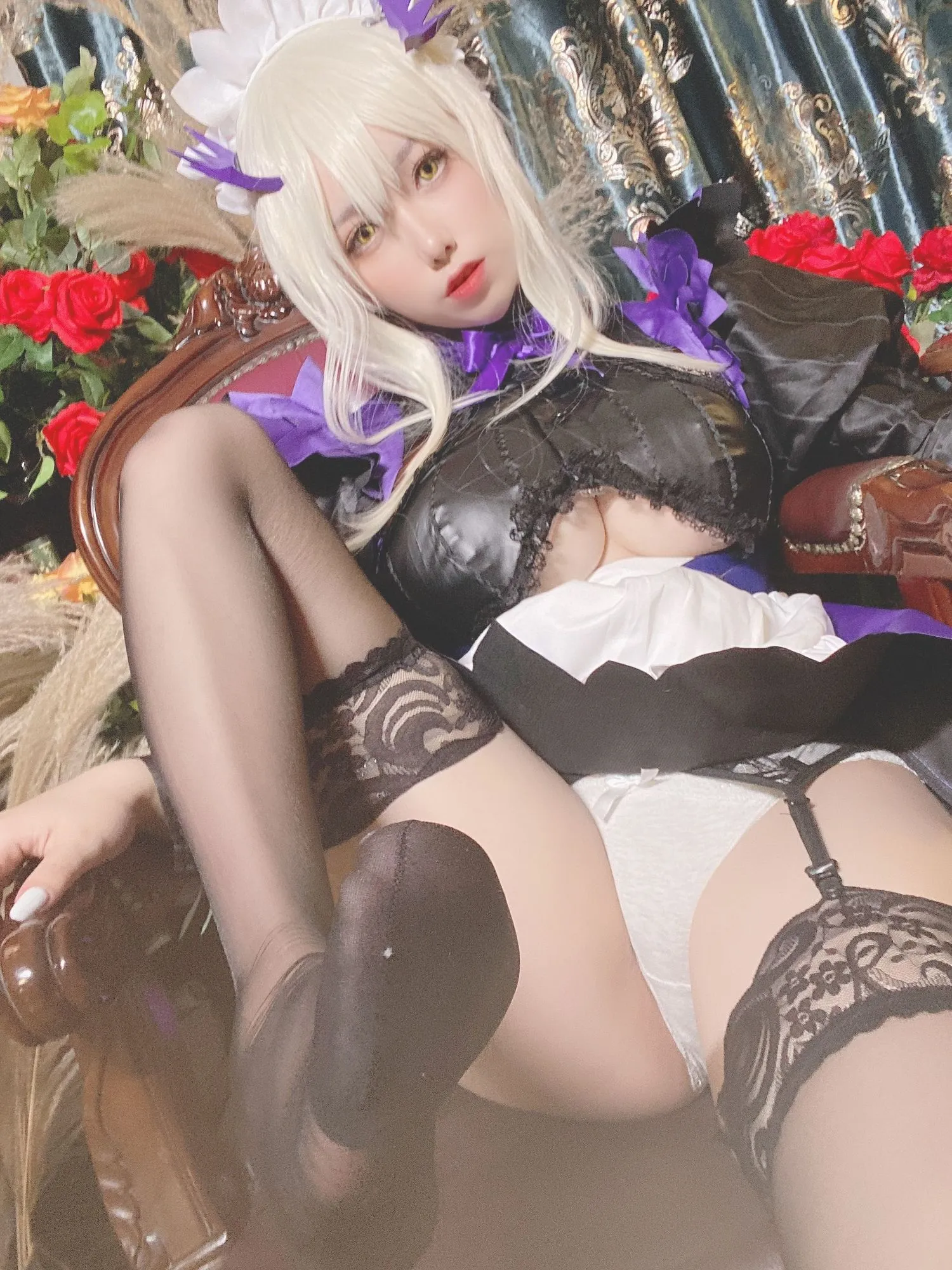 图片[5]-No.017-黑枪呆女仆自拍 [24P 3V]-coswz-cos王者