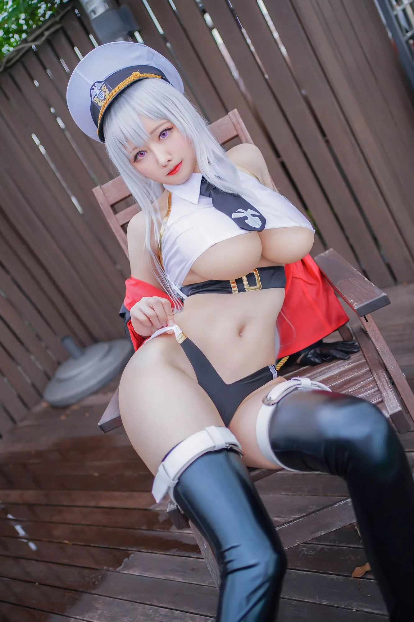 图片[3]-No.017-Azure Lane Enterprise Swimsuit [15P]-coswz-cos王者