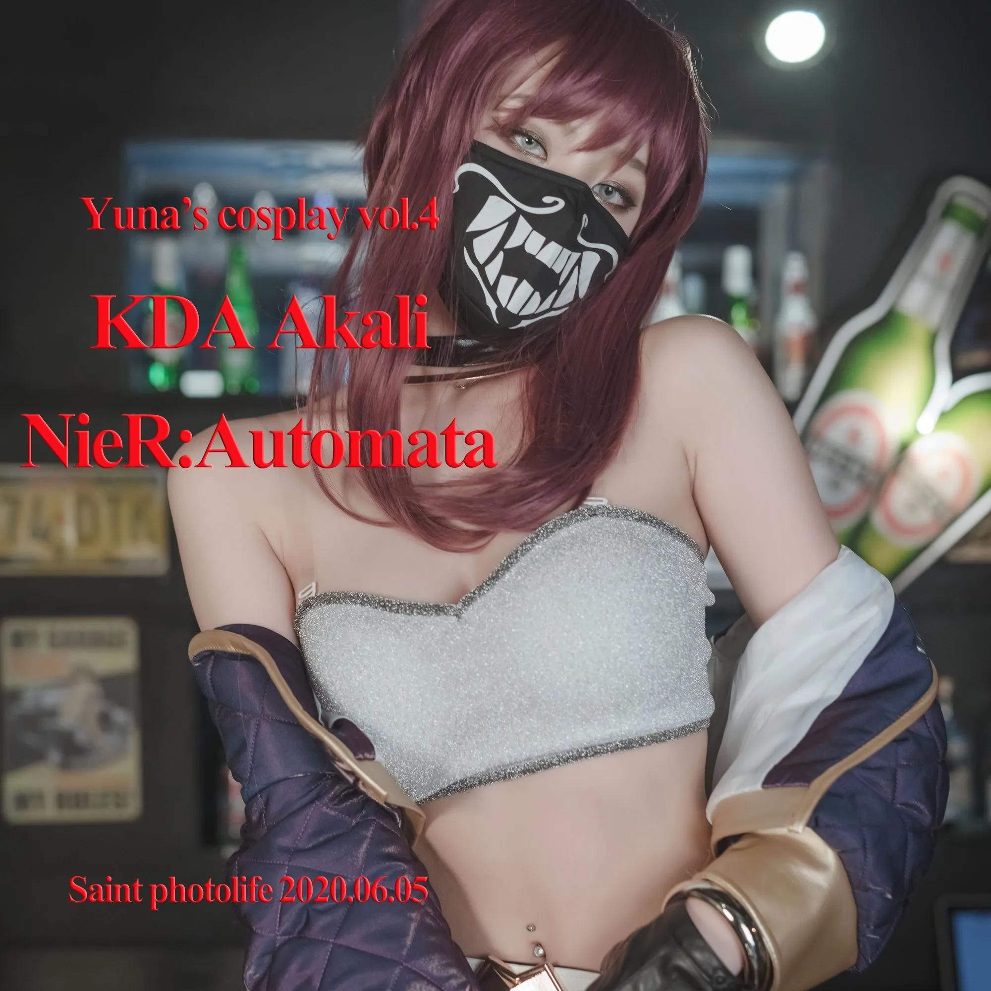 图片[5]-No.017-[SAINT Photolife] Vol.04 KDA Akali & Nier Automata 2B [65P]-coswz-cos王者