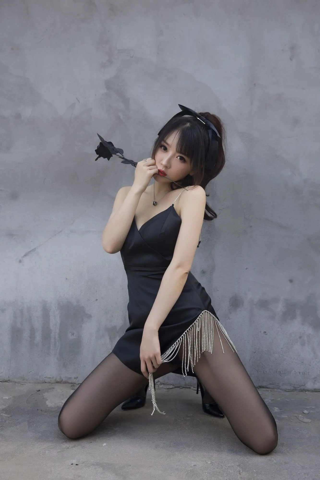 图片[6]-No.018-黑色流苏 [32P]-coswz-cos王者