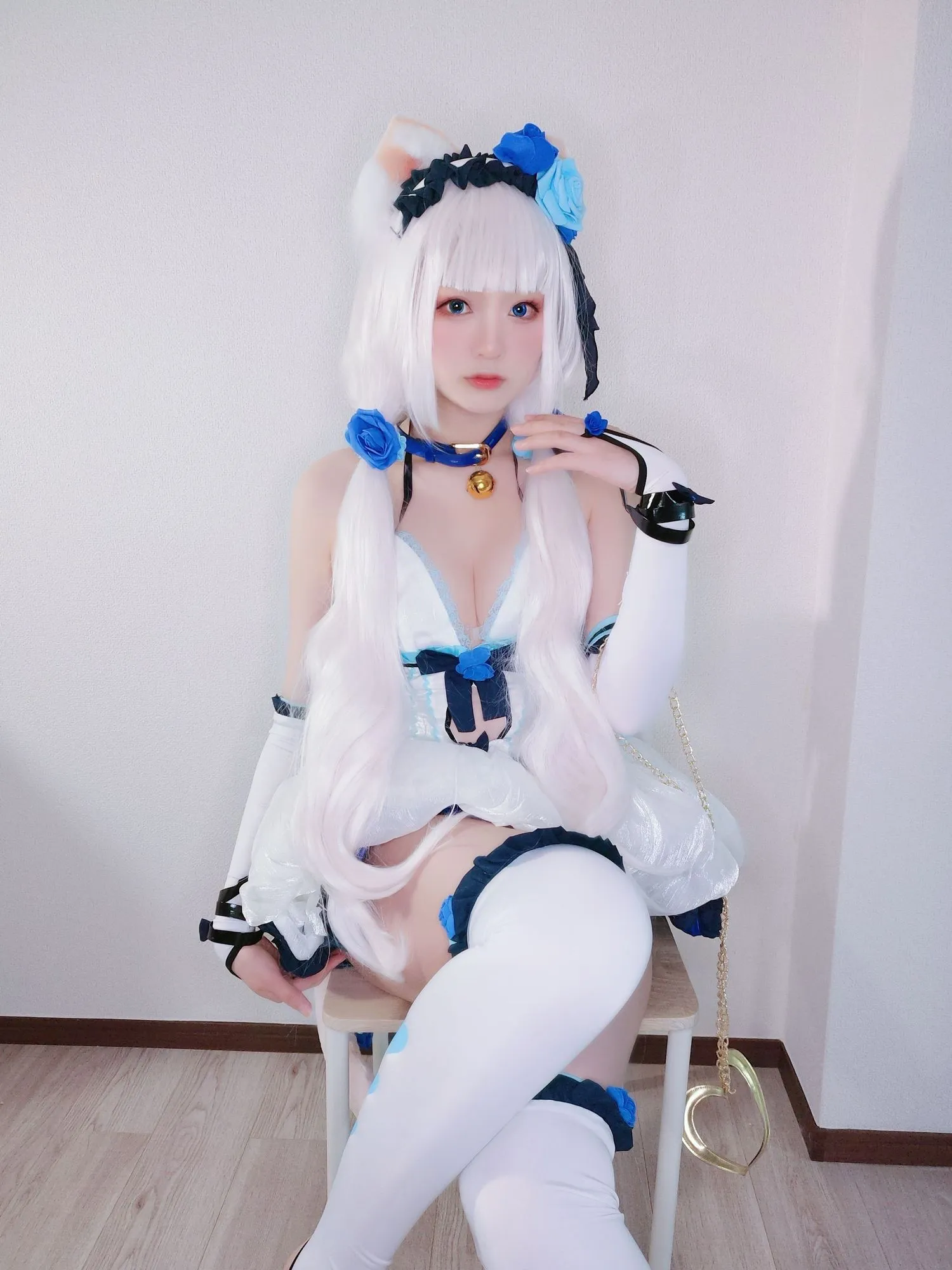 图片[3]-No.019-バニラちゃん💙 (ネコぱら) [22P]-coswz-cos王者