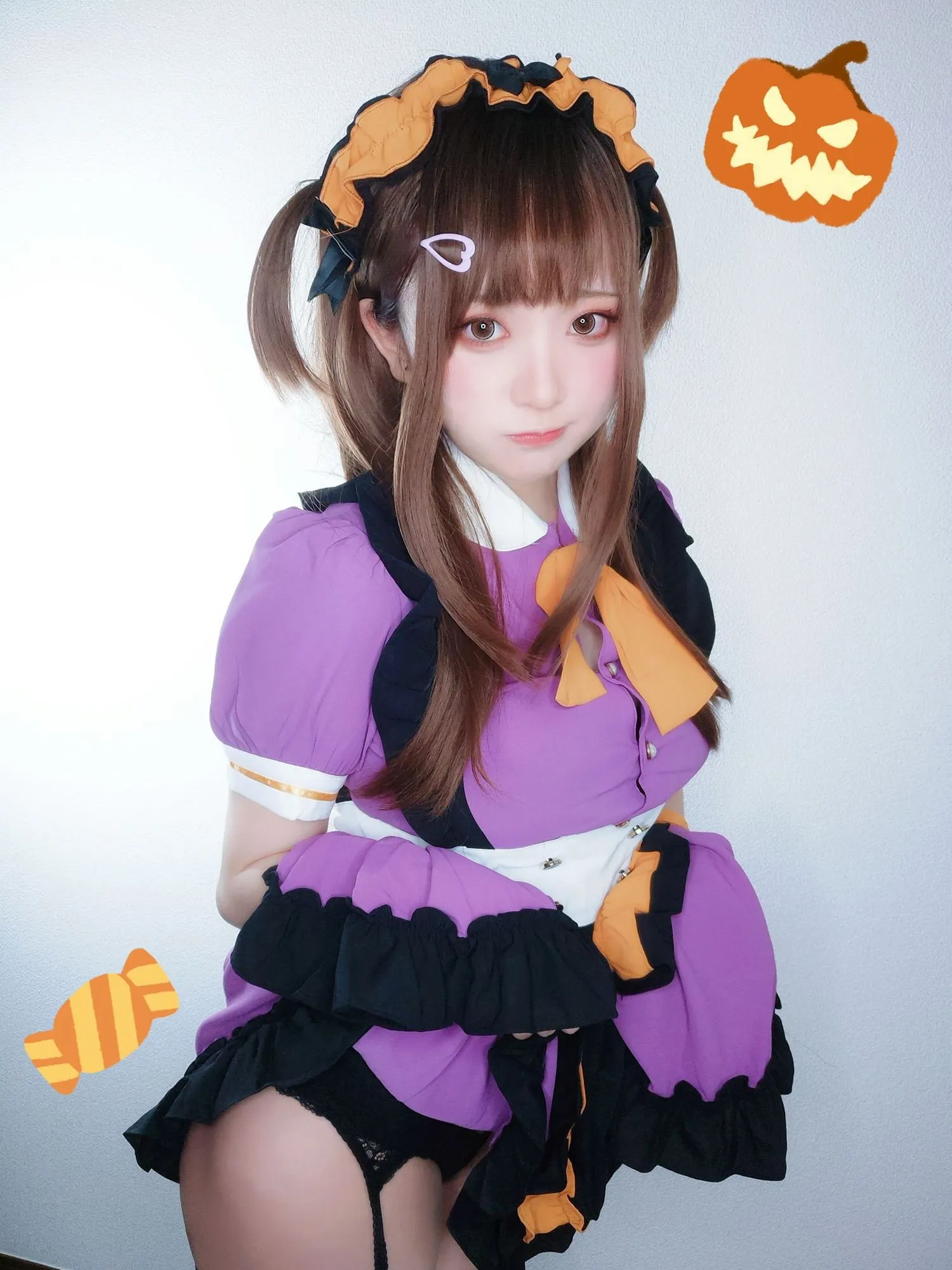图片[3]-No.024-👻ハロウィンメイドっ🎃自撮り [23P]-coswz-cos王者