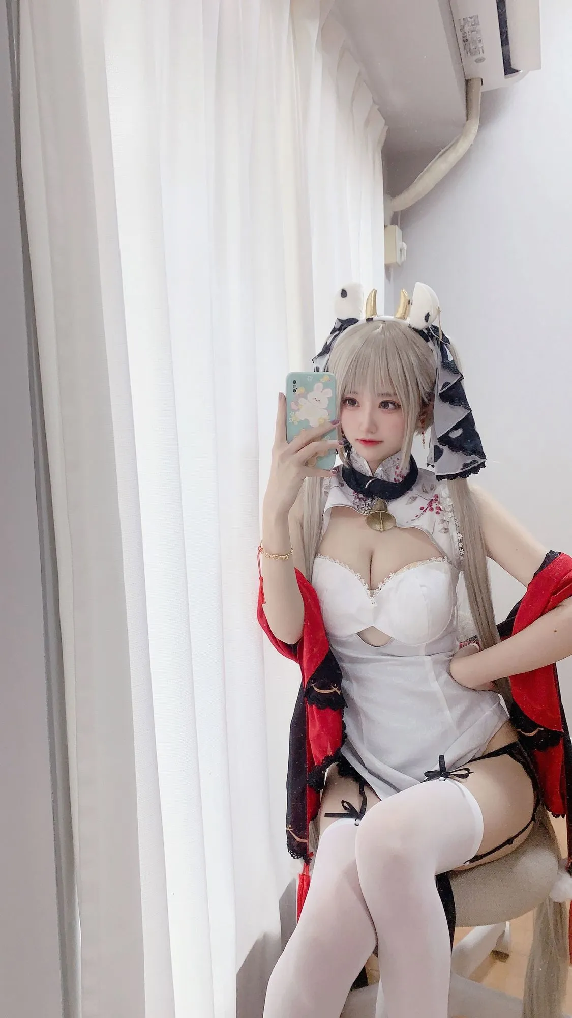 图片[4]-No.024-可畏旗袍对镜拍 [13P]-coswz-cos王者