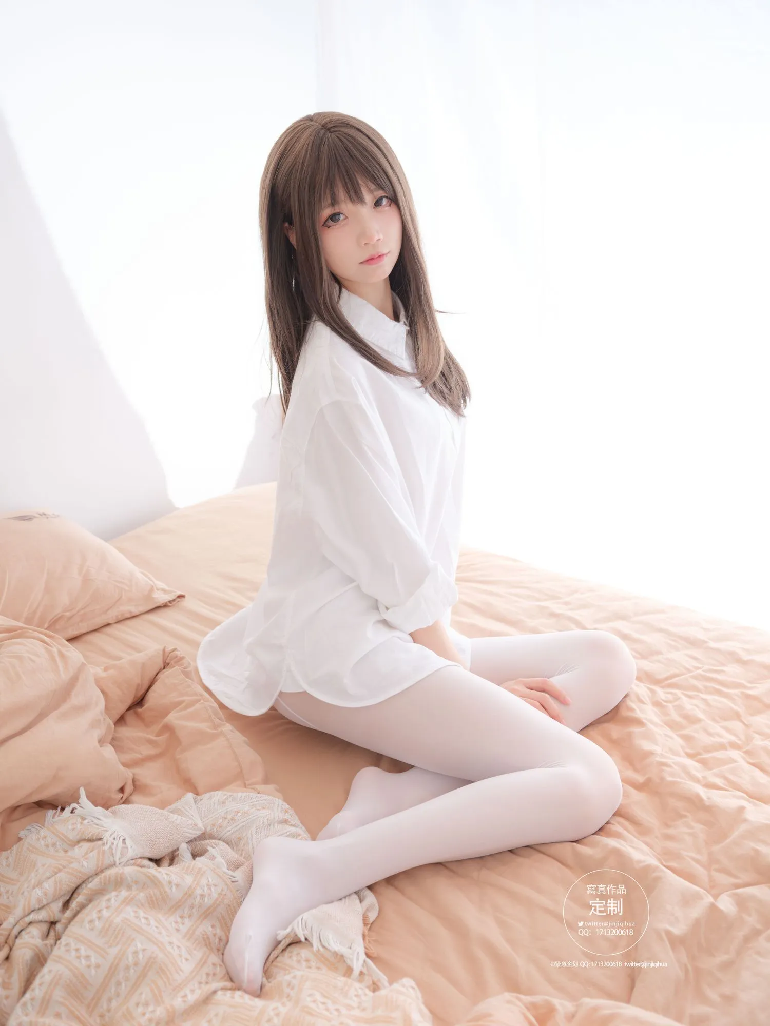 图片[2]-No.025-[紧急企划] 5G-001 白丝 [50P]-coswz-cos王者