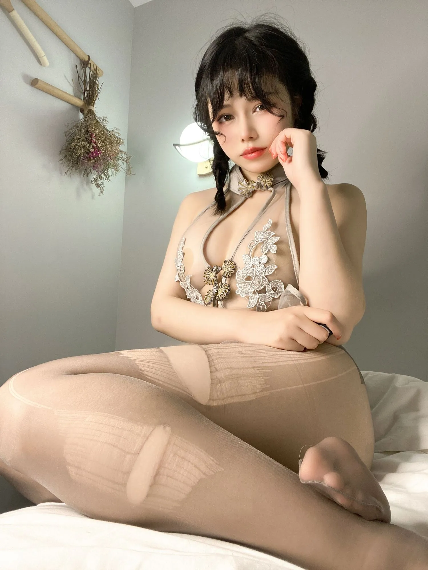 图片[4]-No.026-透明灰撕袜 [45P]-coswz-cos王者