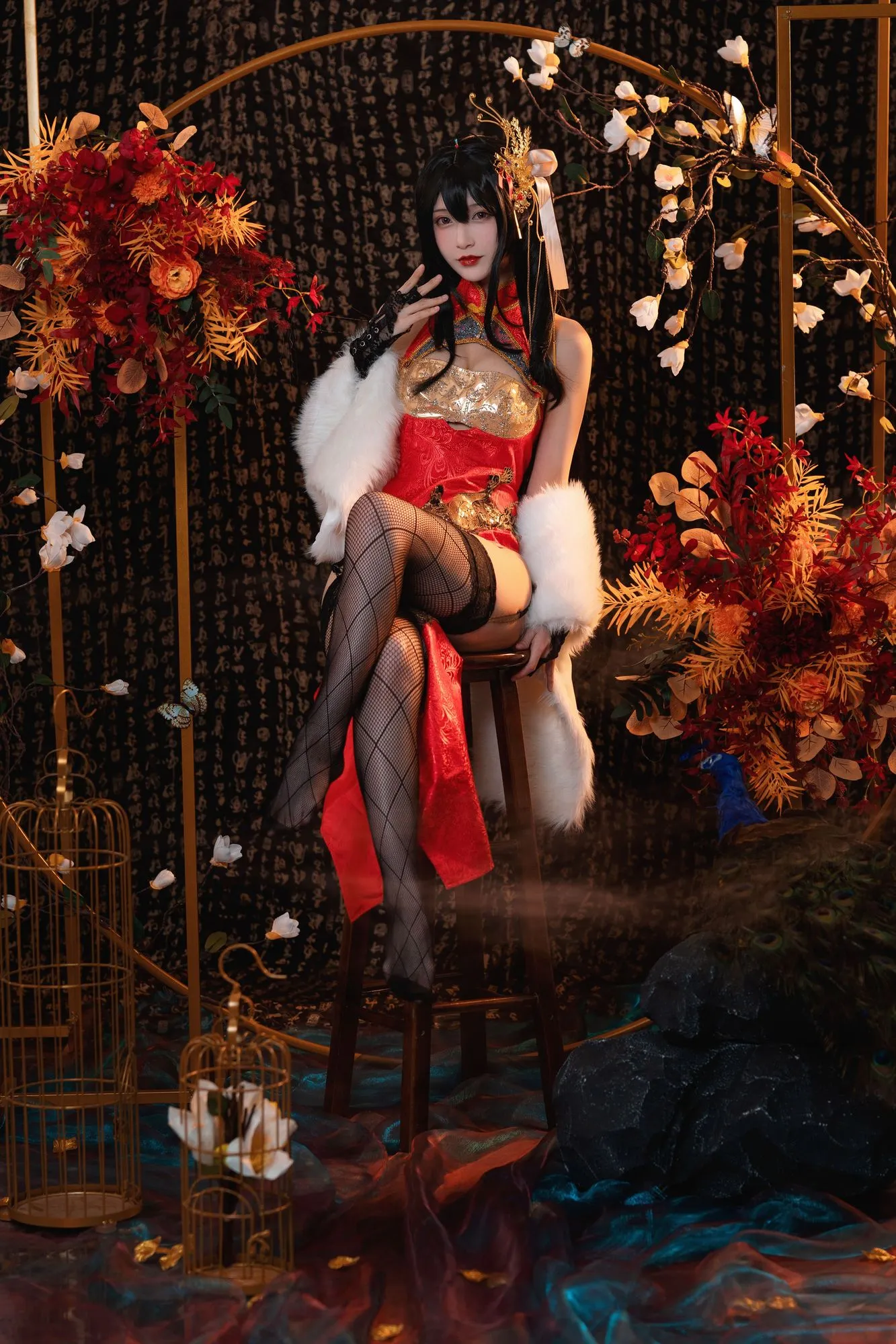 图片[2]-No.027-大凤旗袍 [30P]-coswz-cos王者