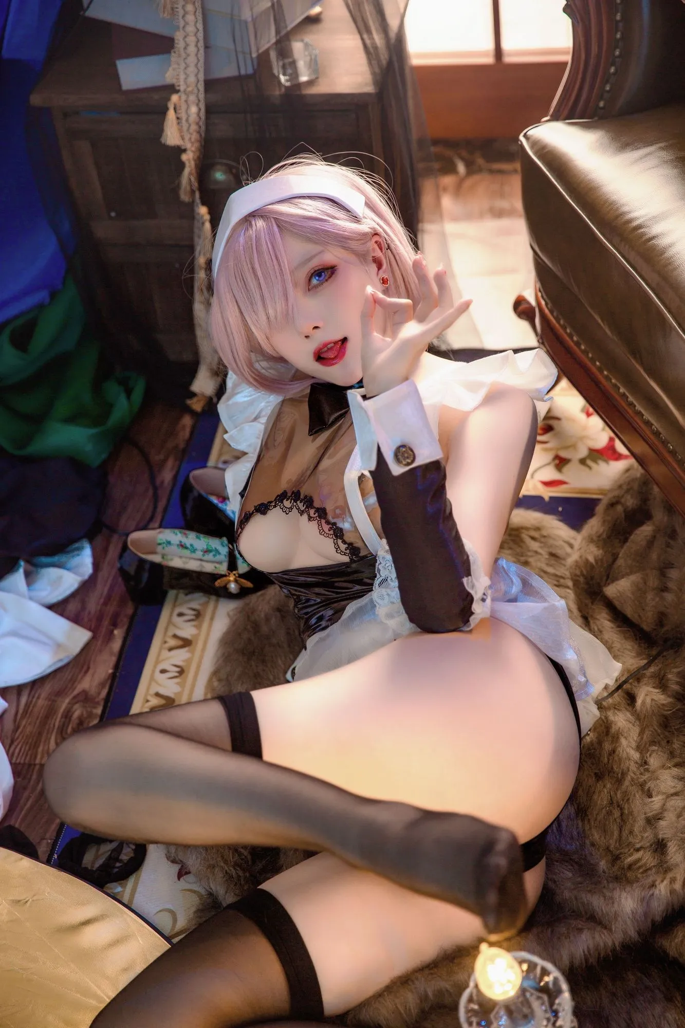 图片[4]-No.027-宫本武藏女仆 [51P]-coswz-cos王者