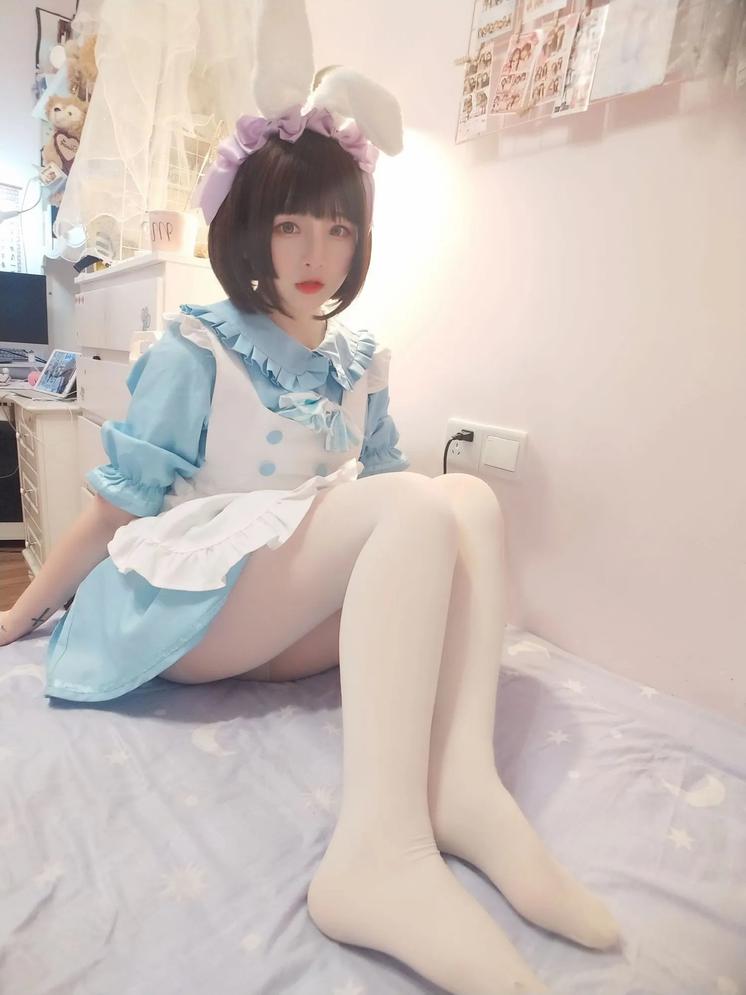 图片[5]-No.027-白丝女仆 [49P 4V]-coswz-cos王者