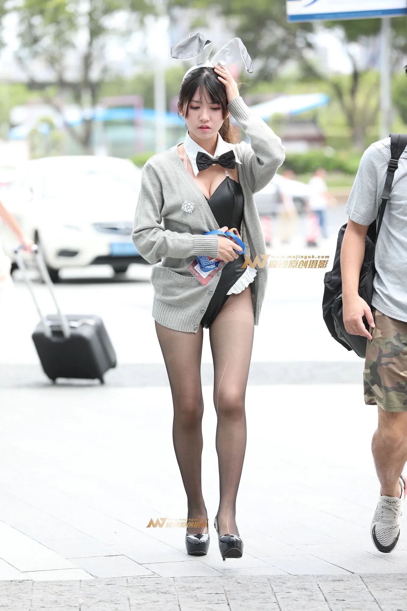图片[3]-No.028-极品黑色兔女郎 [11P]-coswz-cos王者