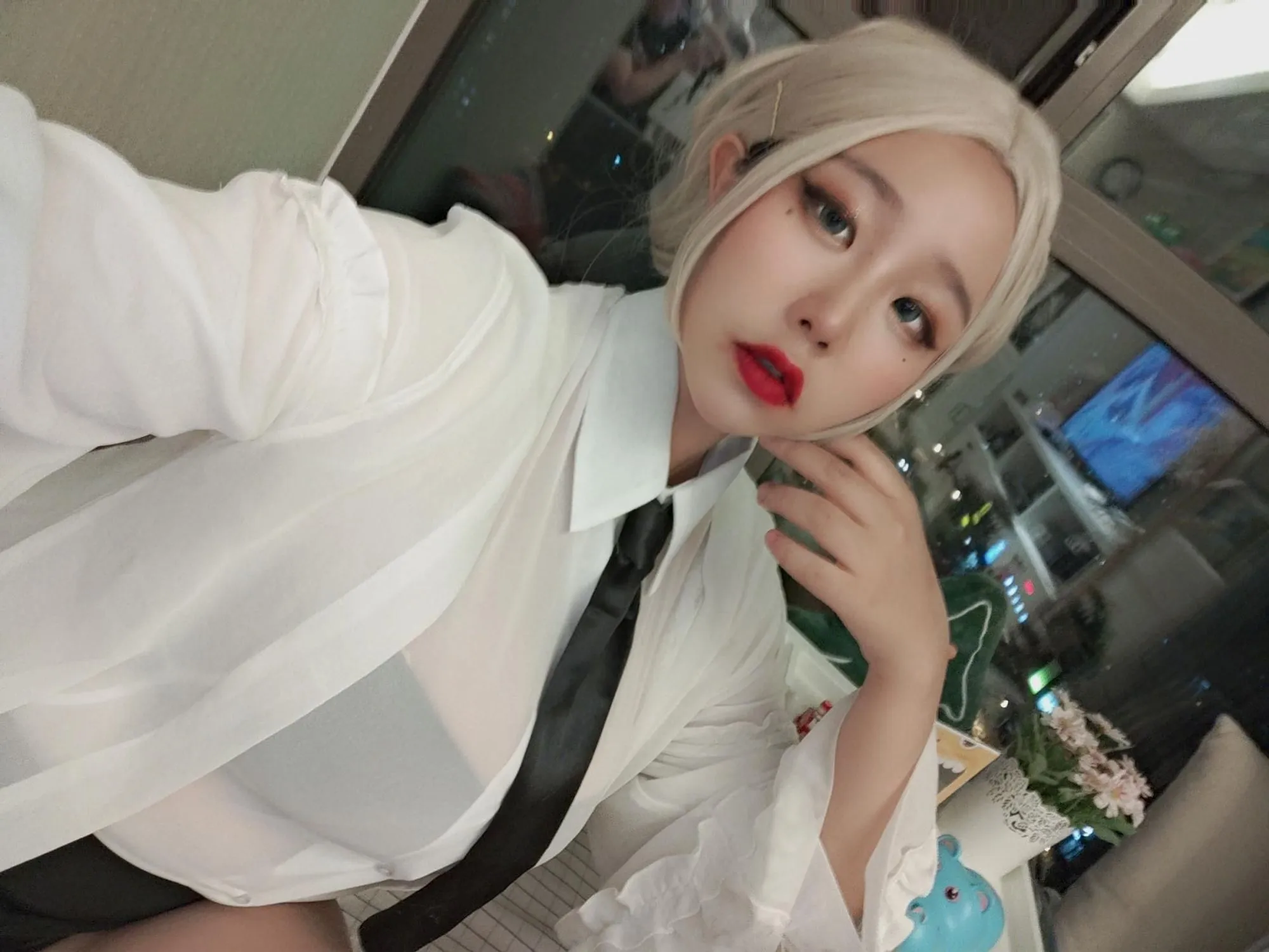 图片[5]-No.028-白衬衫自拍 [16P 5V]-coswz-cos王者