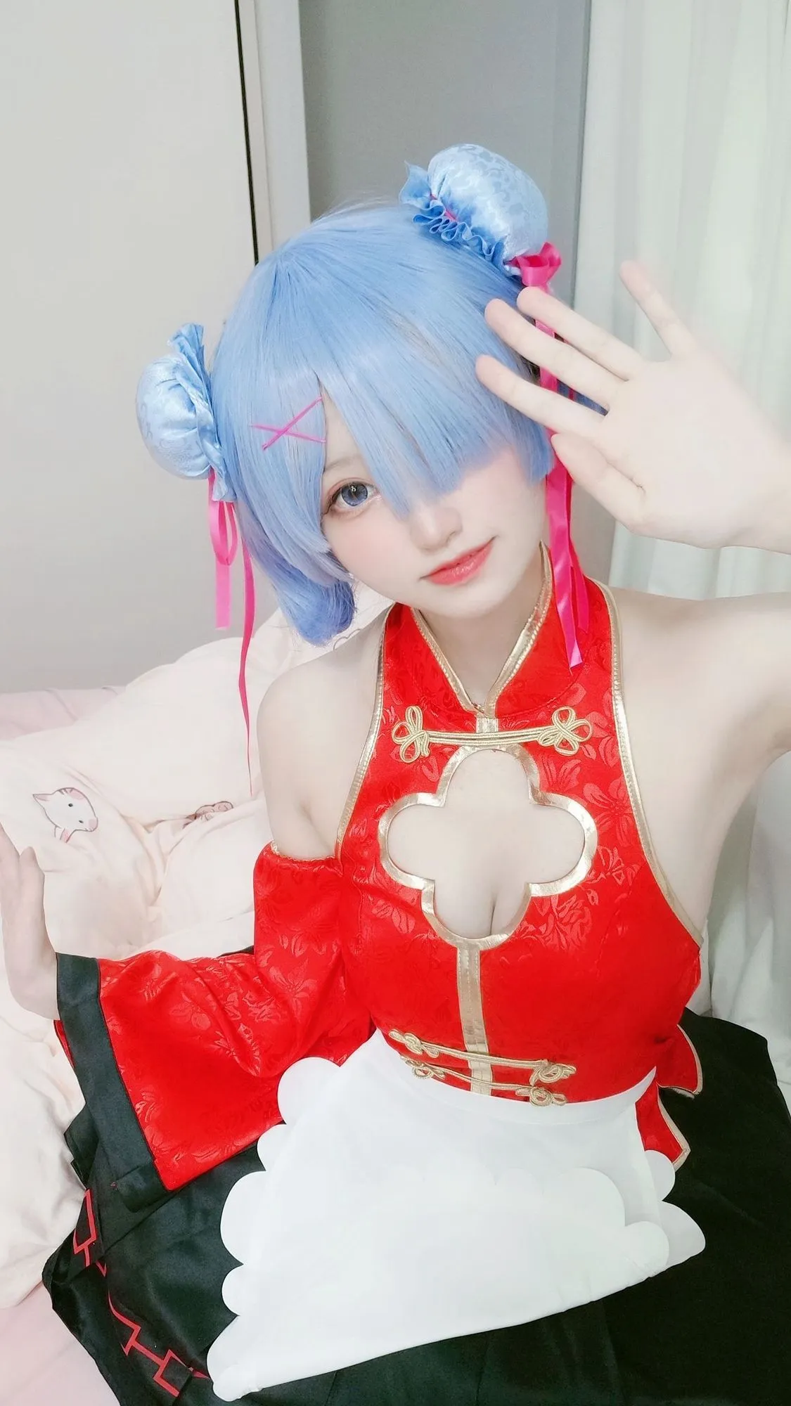 图片[3]-No.028-蕾姆旗袍仆 [13P]-coswz-cos王者