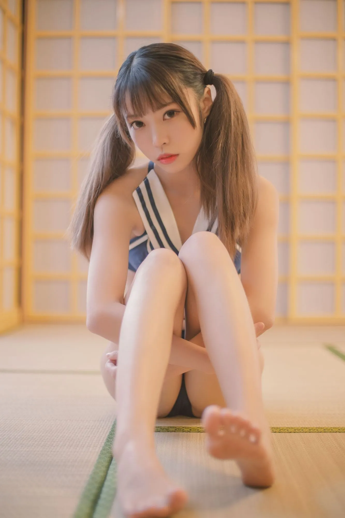 图片[2]-No.029-蓝白泳装 [22P]-coswz-cos王者