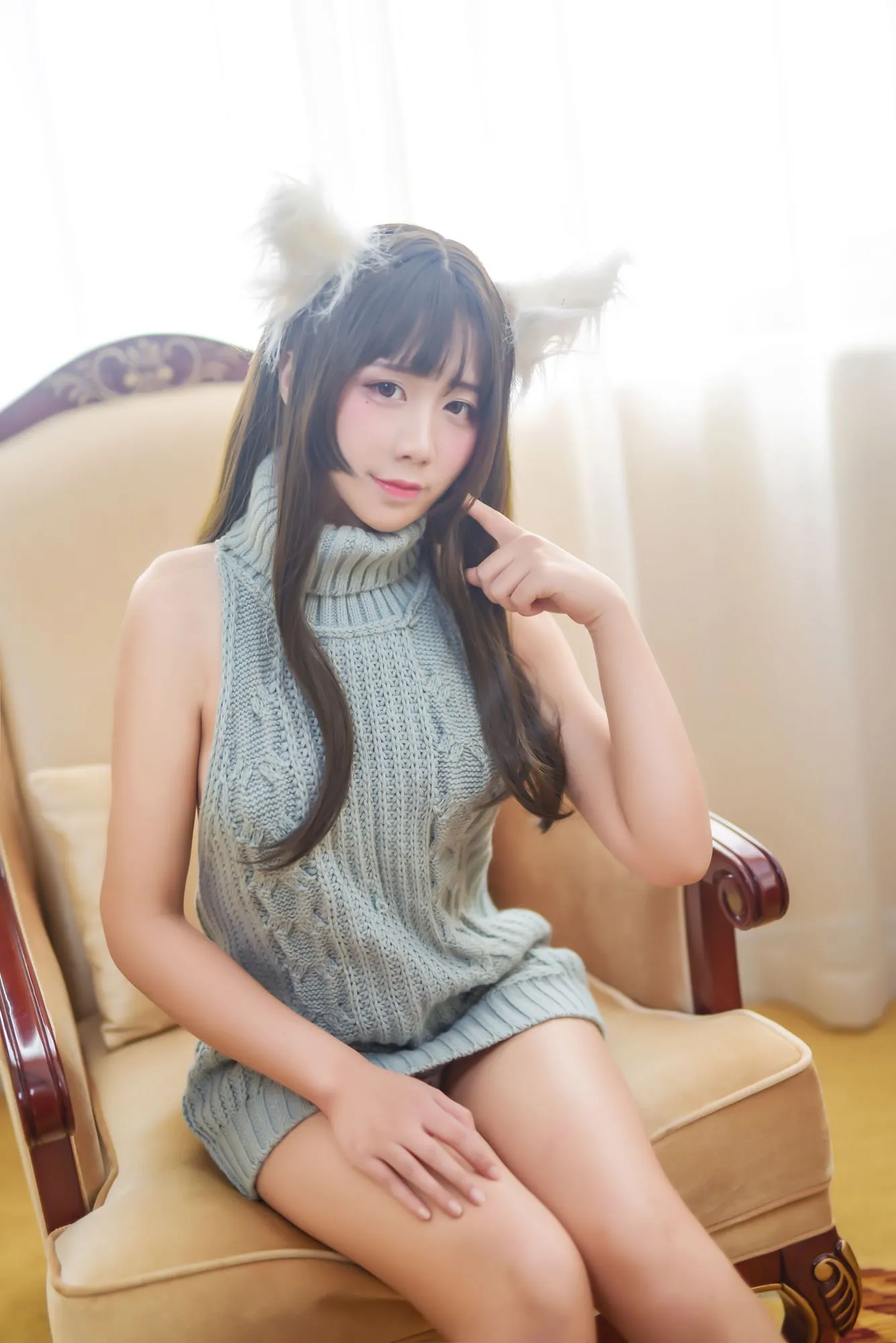 图片[3]-No.029-露背毛衣 [42P]-coswz-cos王者