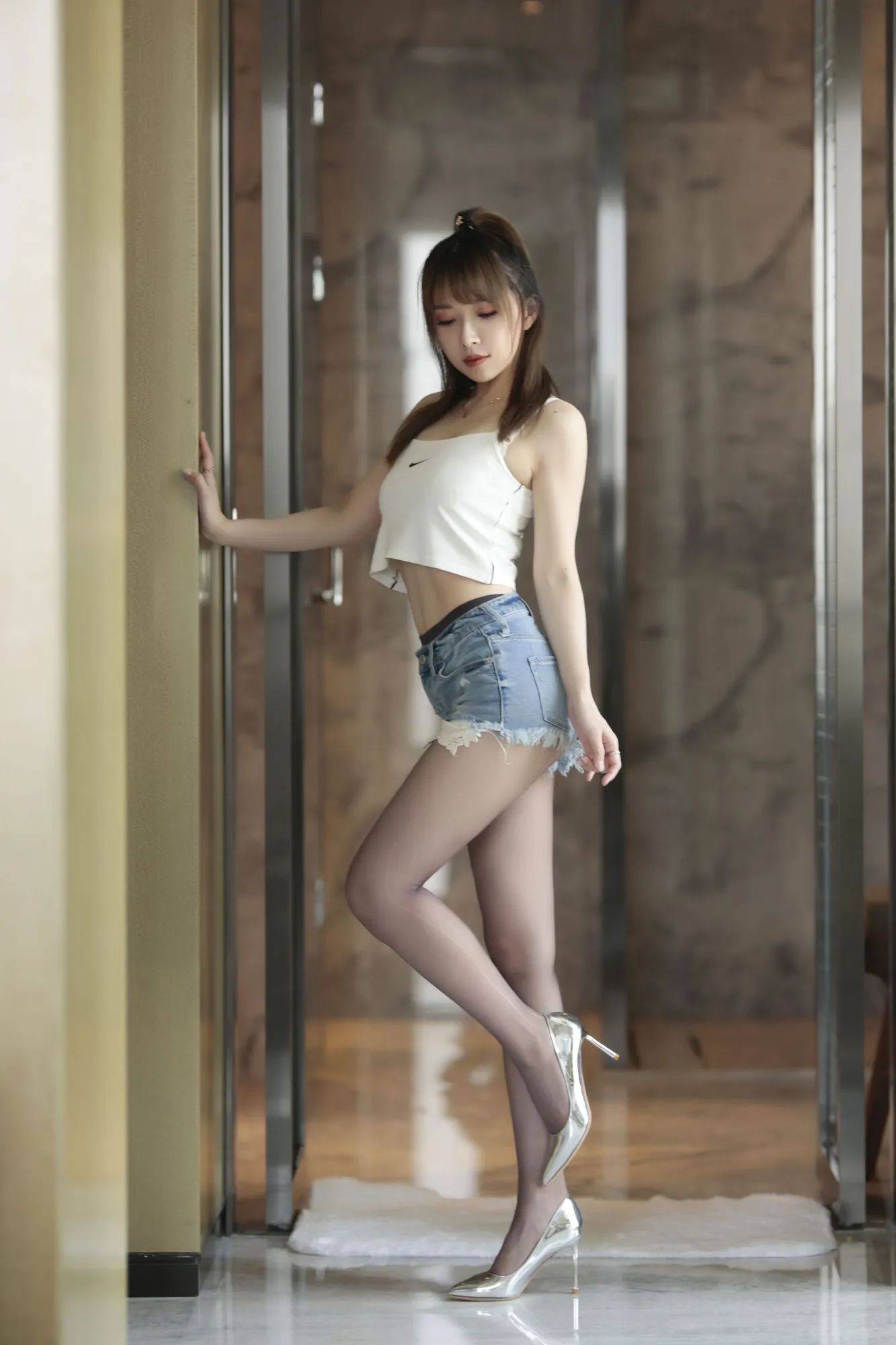 图片[3]-No.031-露娜de牛仔小裤裤 [84P]-coswz-cos王者