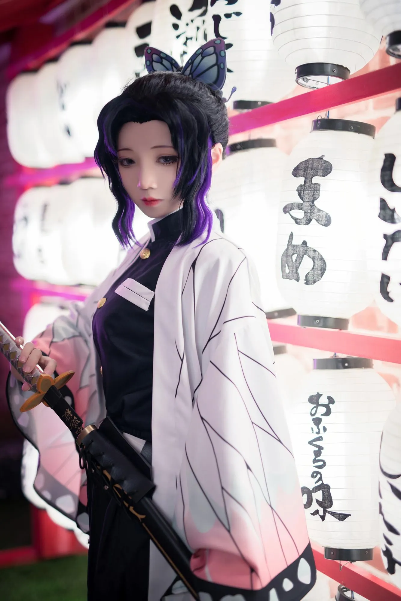 No.035-鬼灭之刃 蝴蝶忍 [12P]-图妖社