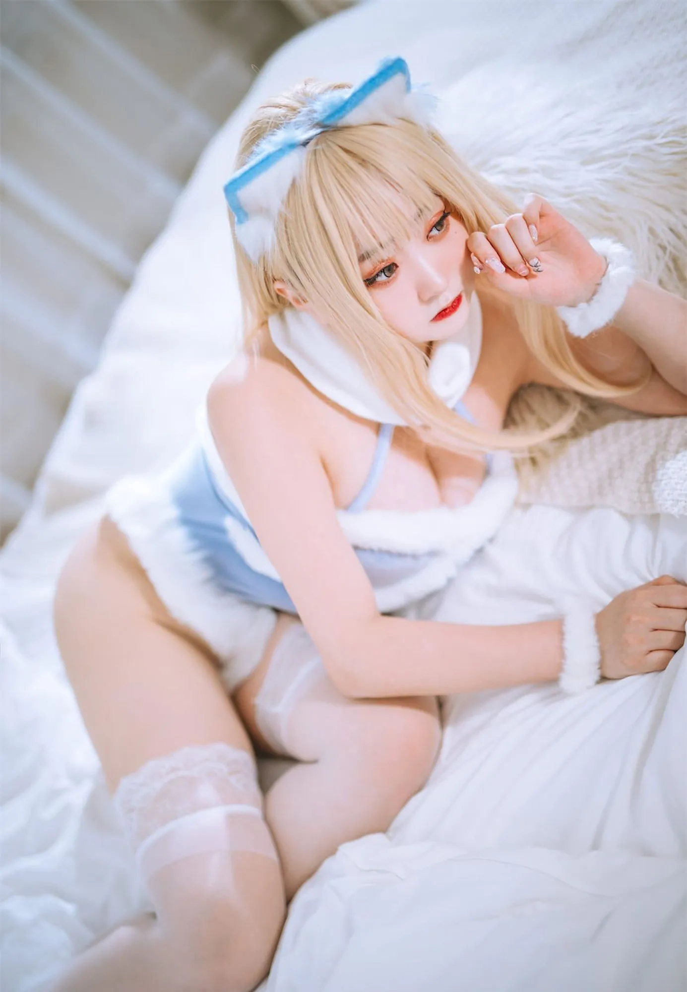 图片[2]-No.037-蓝色连体猫猫 [31P]-coswz-cos王者