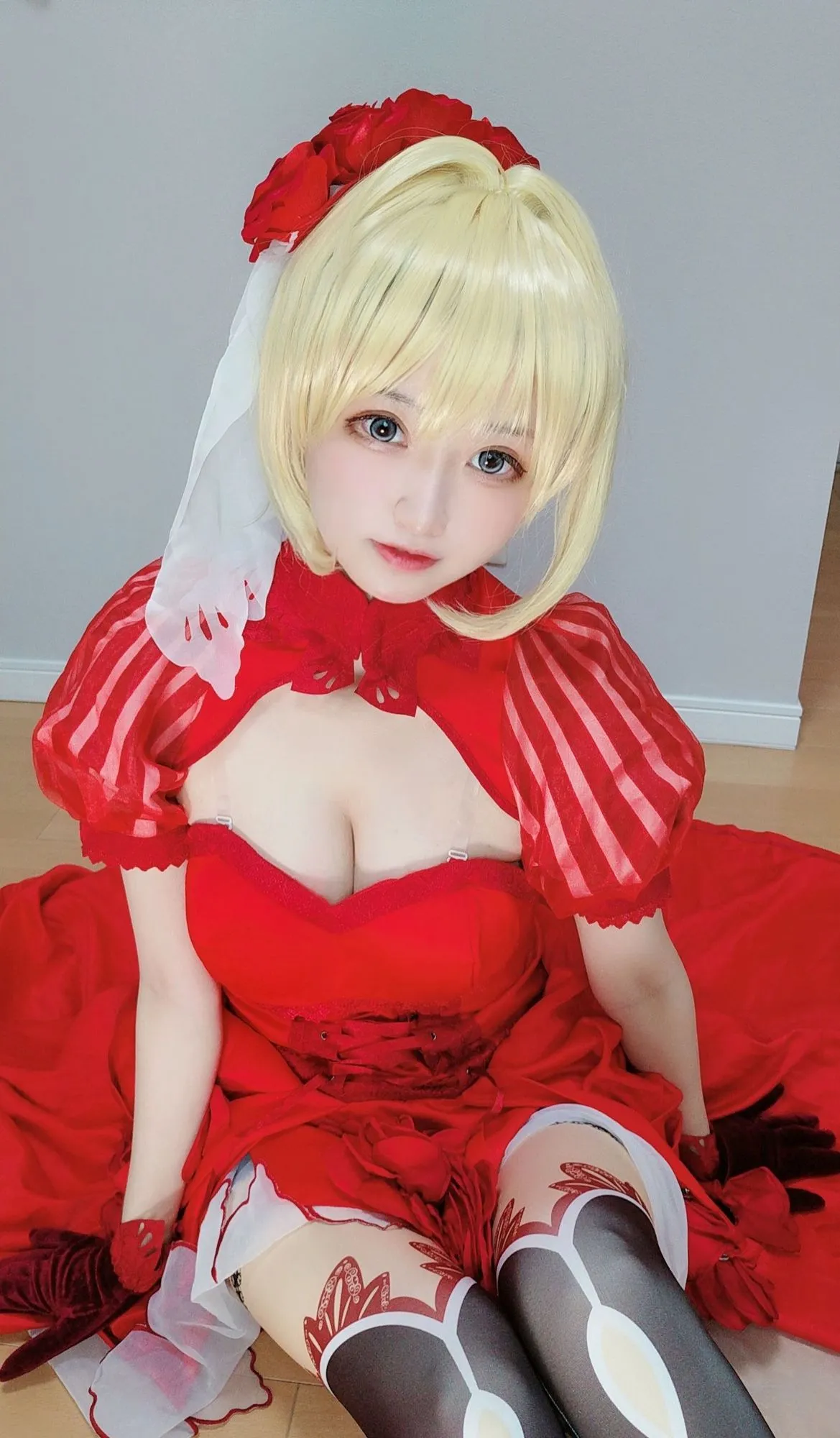 图片[4]-No.038-尼禄红礼服 [11P]-coswz-cos王者