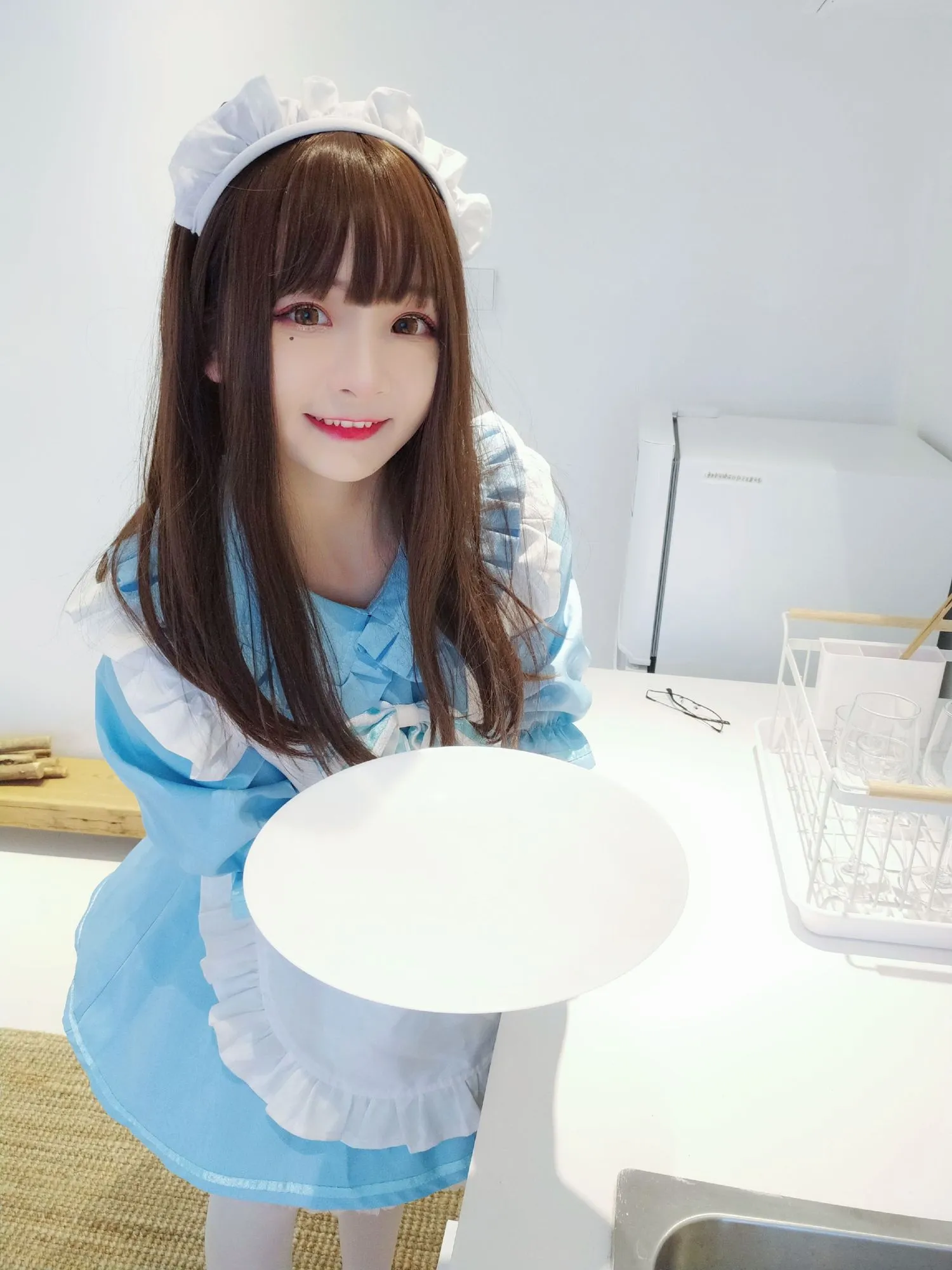 图片[2]-No.042-蓝白女仆 [19P]-coswz-cos王者