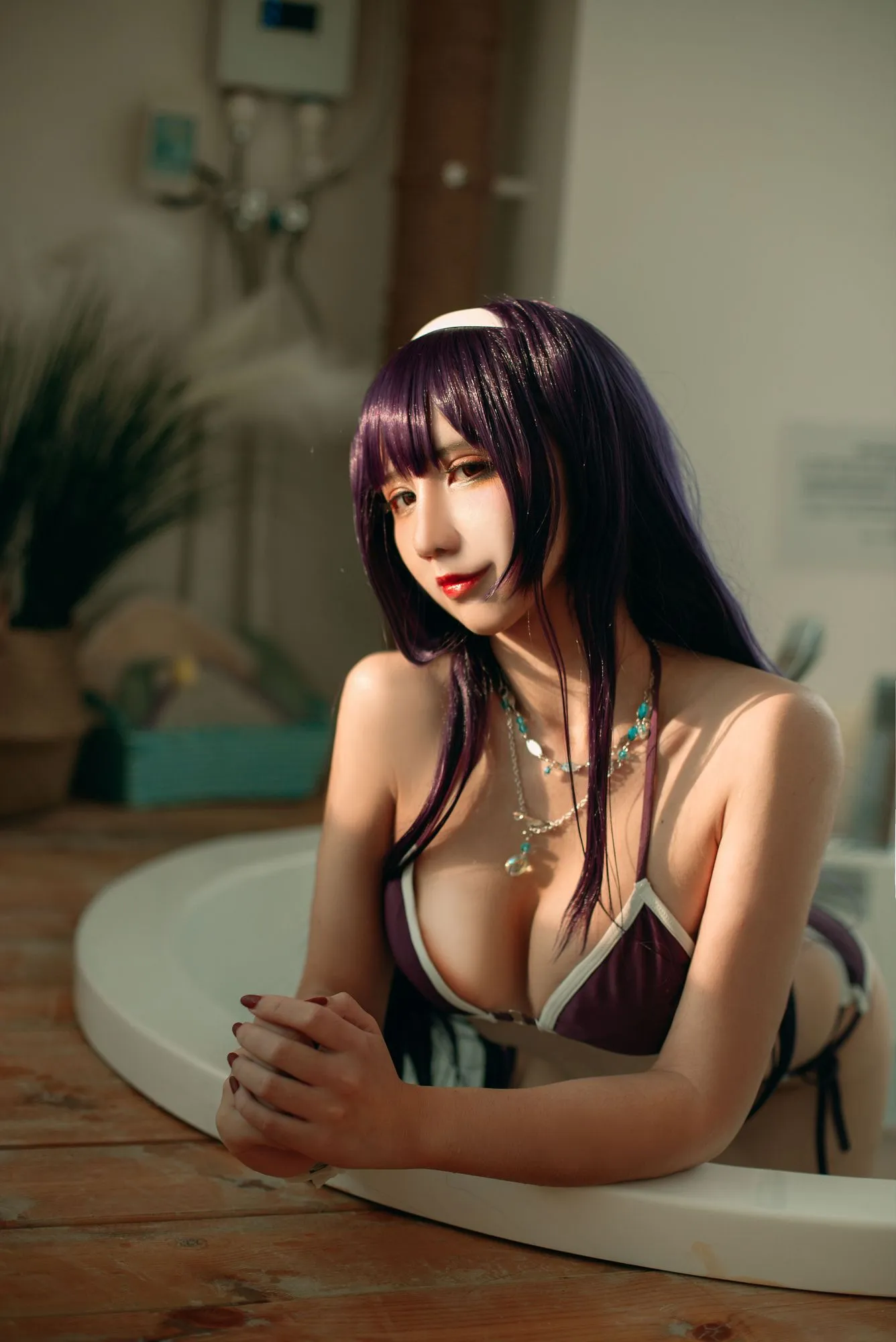 图片[5]-No.043-霞之丘诗羽泳装 [23P]-coswz-cos王者
