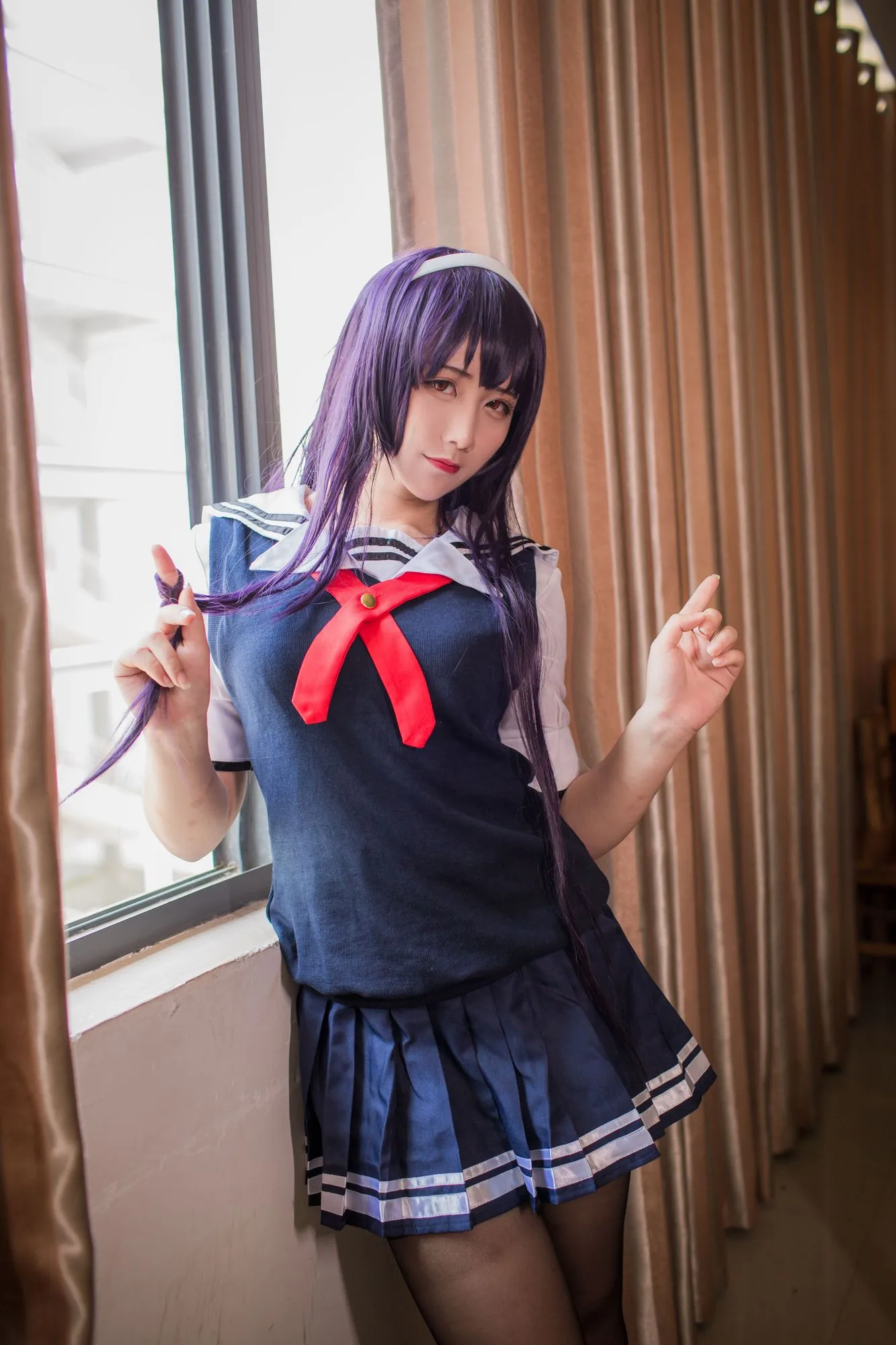 No.044-霞之丘诗羽夏季校服 [38P]-图妖社