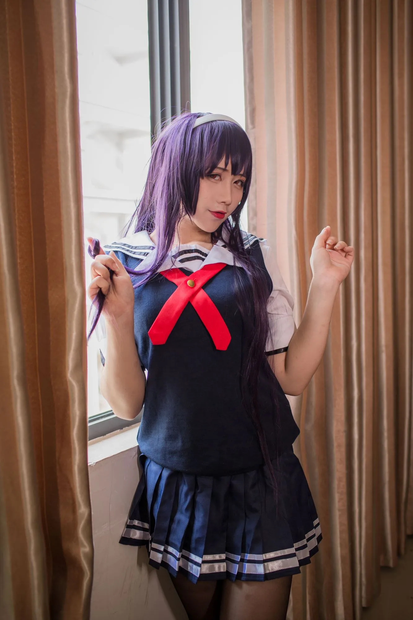 图片[5]-No.044-霞之丘诗羽夏季校服 [38P]-coswz-cos王者