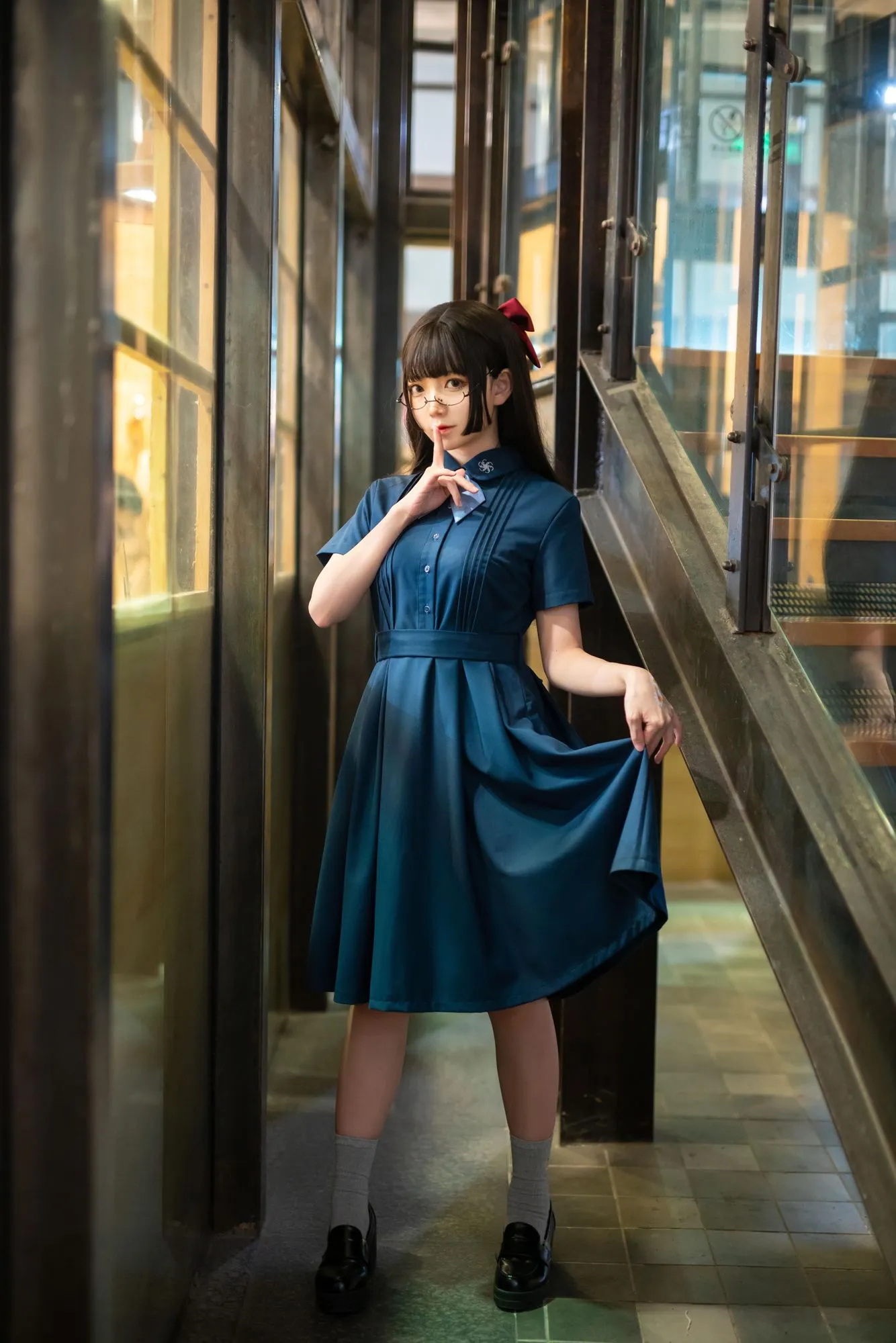 图片[4]-No.070-JK制服 御茶 [12P]-coswz-cos王者