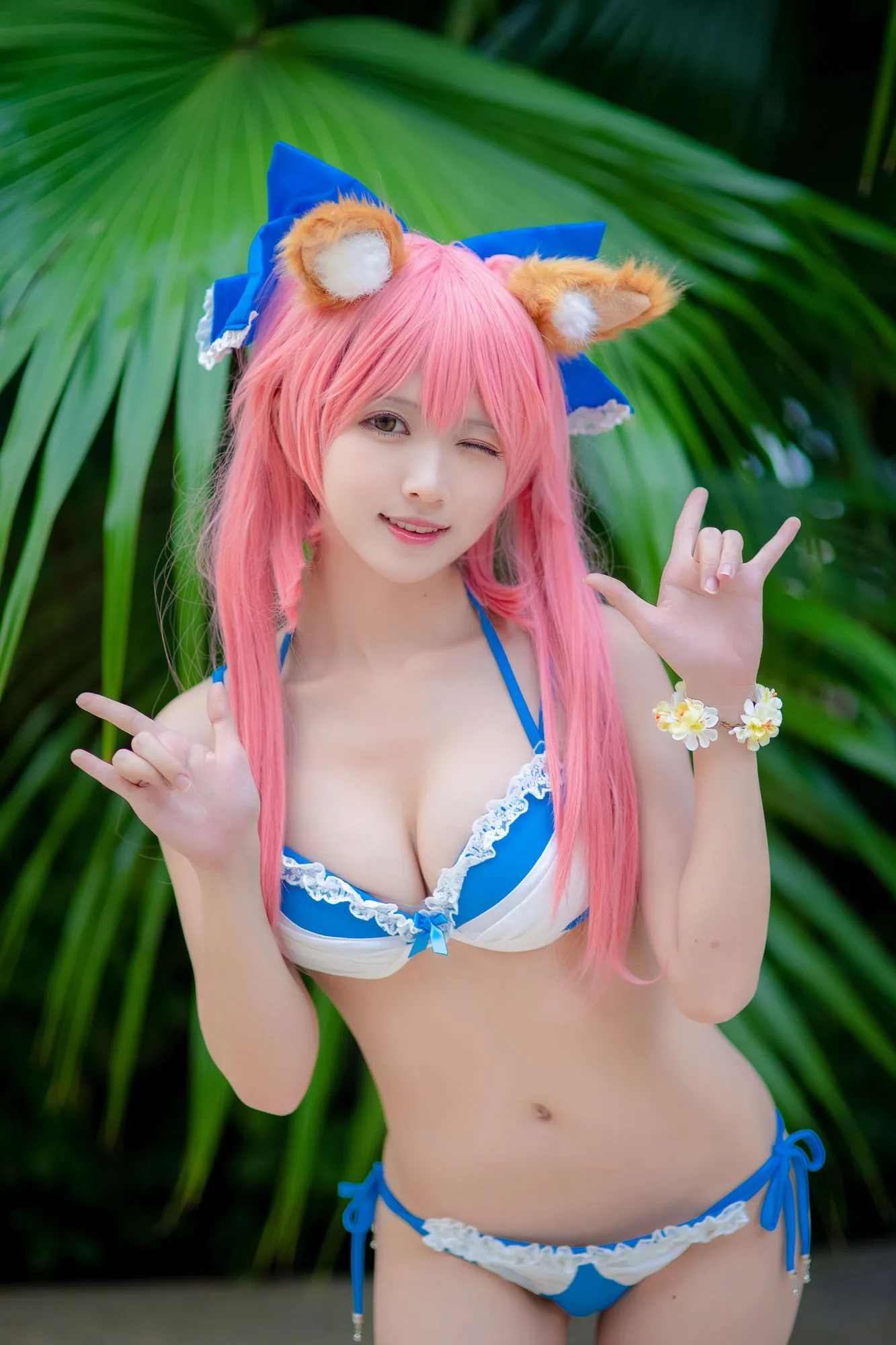 图片[2]-No.075-玉藻前 泳装 [17P]-coswz-cos王者