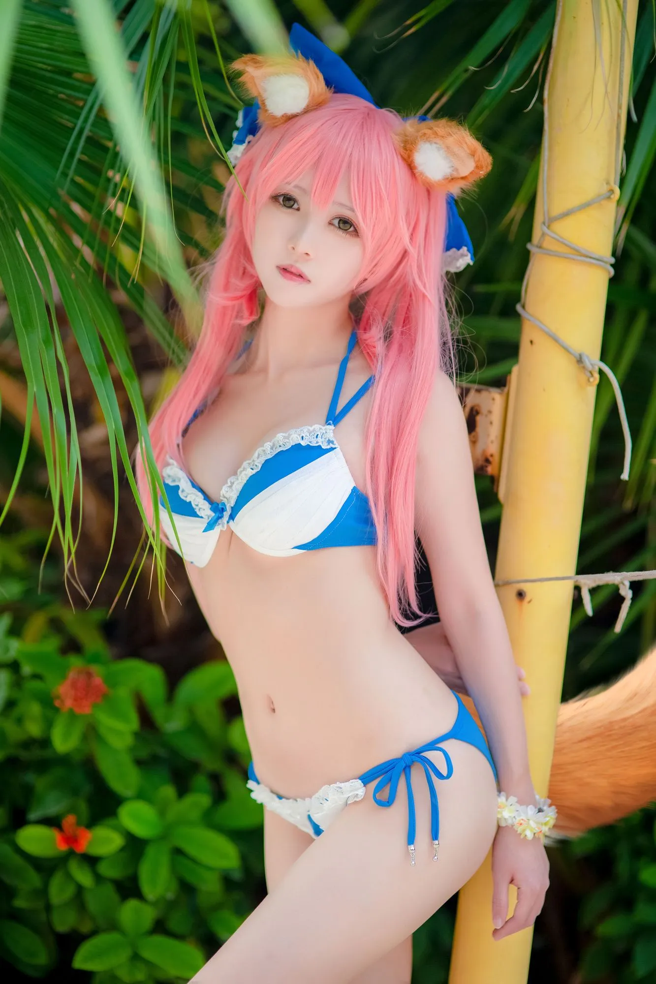 图片[4]-No.075-玉藻前 泳装 [17P]-coswz-cos王者