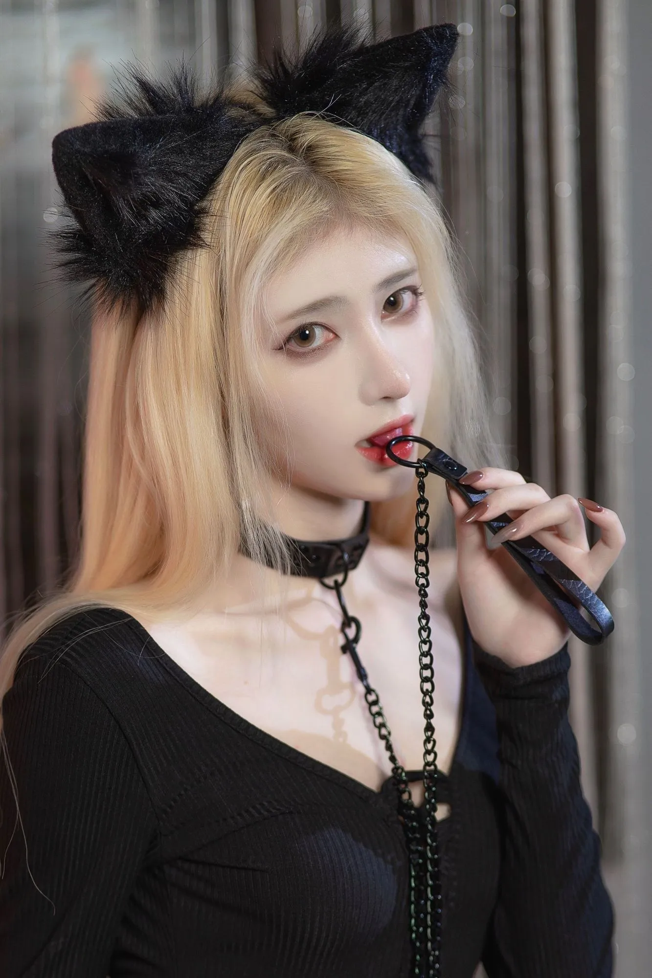 图片[4]-No.075-黑猫咪 [22P]-coswz-cos王者