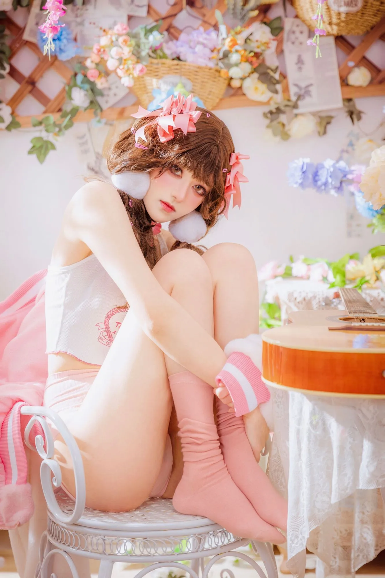 图片[5]-No.080-少女吉他与蝴蝶结 [28P]-coswz-cos王者