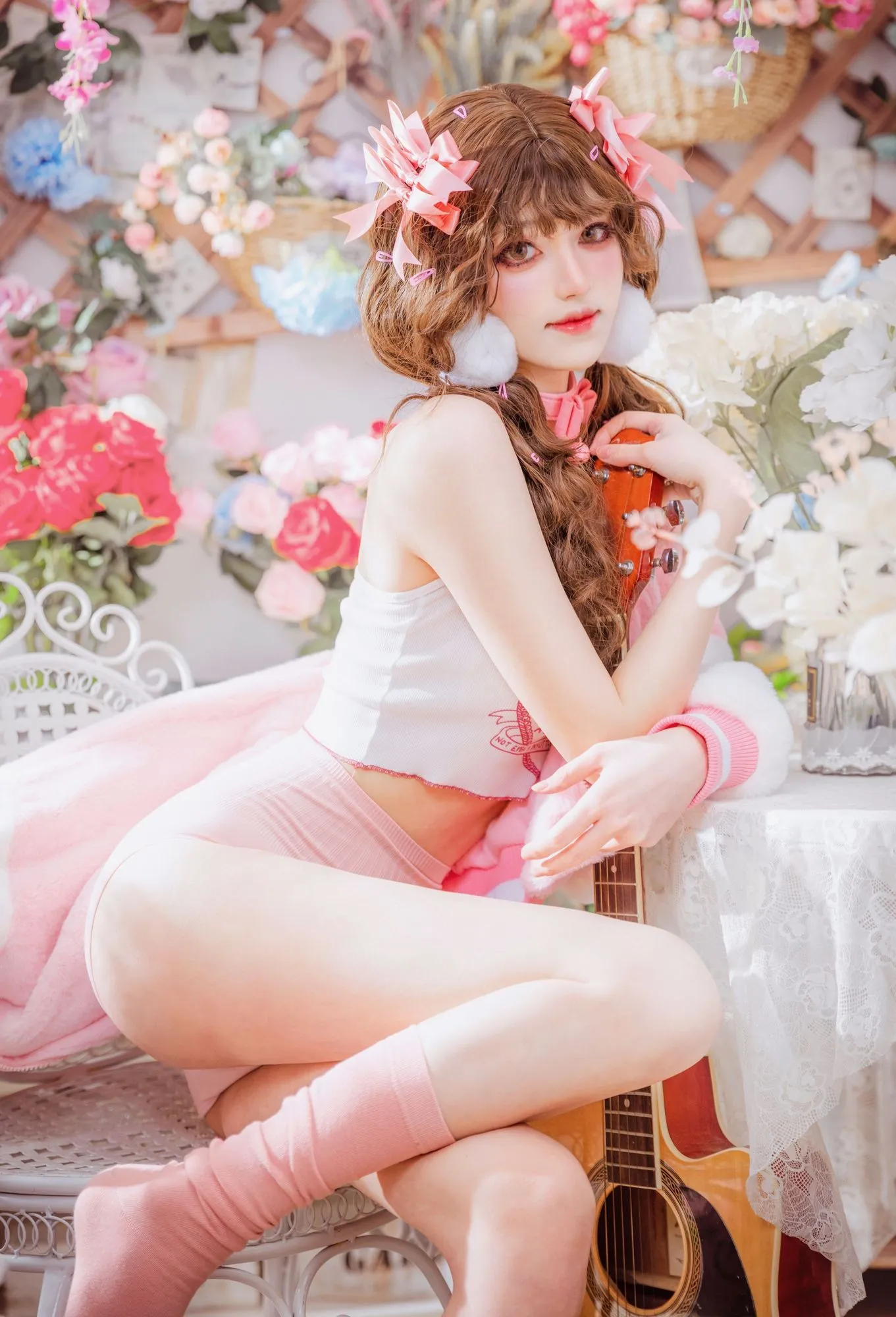 No.080-少女吉他与蝴蝶结 [28P]-图妖社