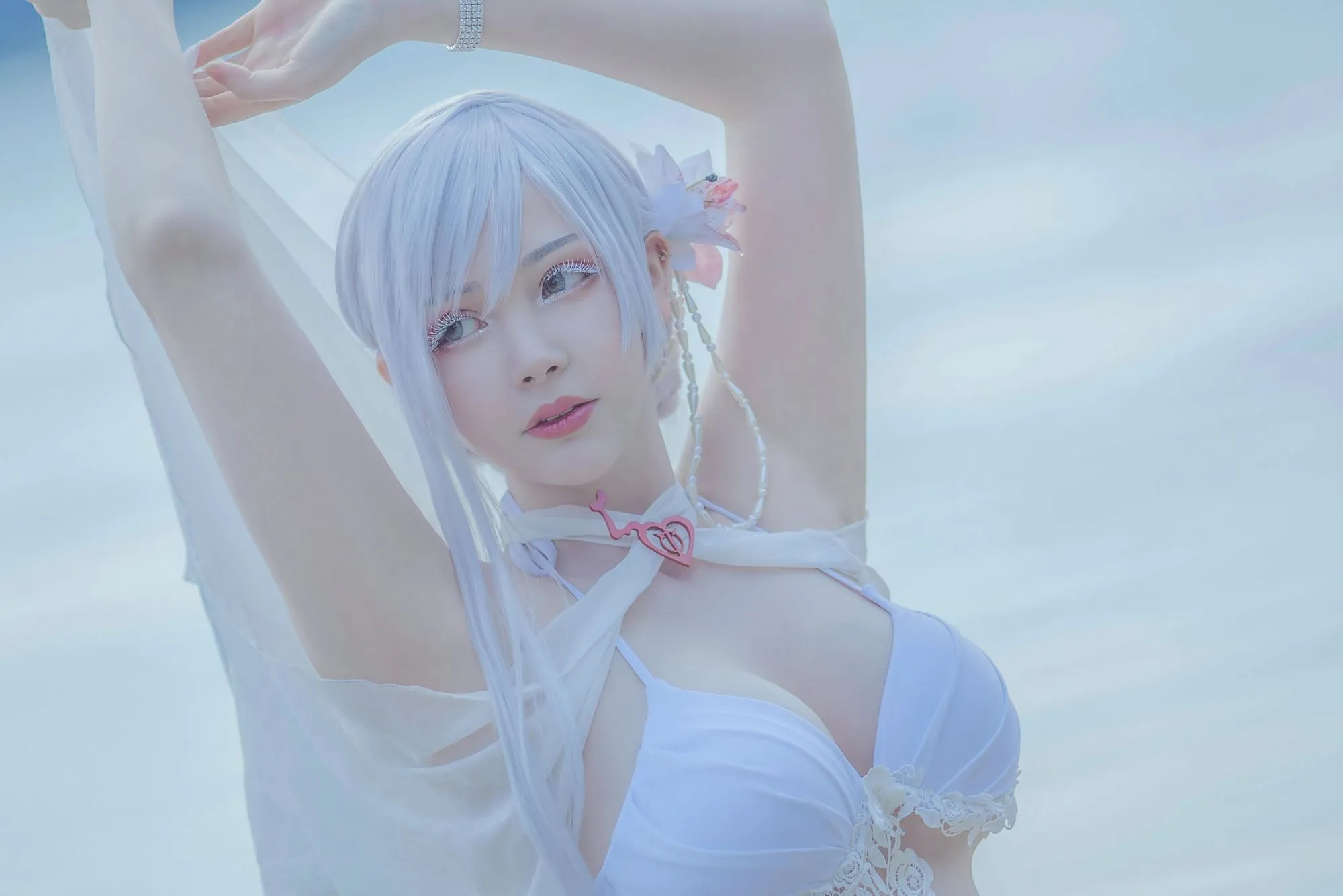 图片[3]-No.024-5 Saya The Fox – Snow White Mizugi [10P]-coswz-cos王者