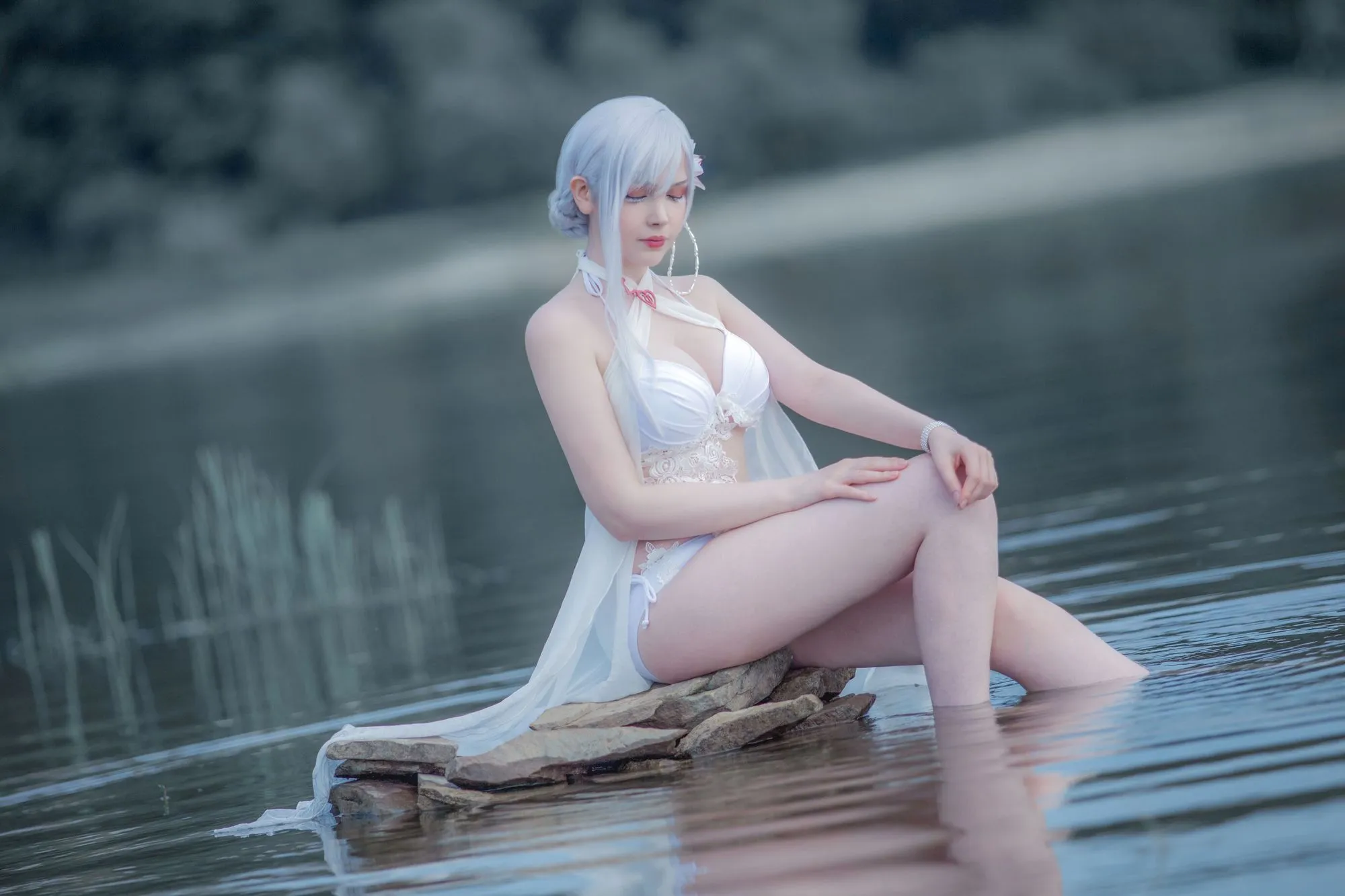 图片[6]-No.024-5 Saya The Fox – Snow White Mizugi [10P]-coswz-cos王者