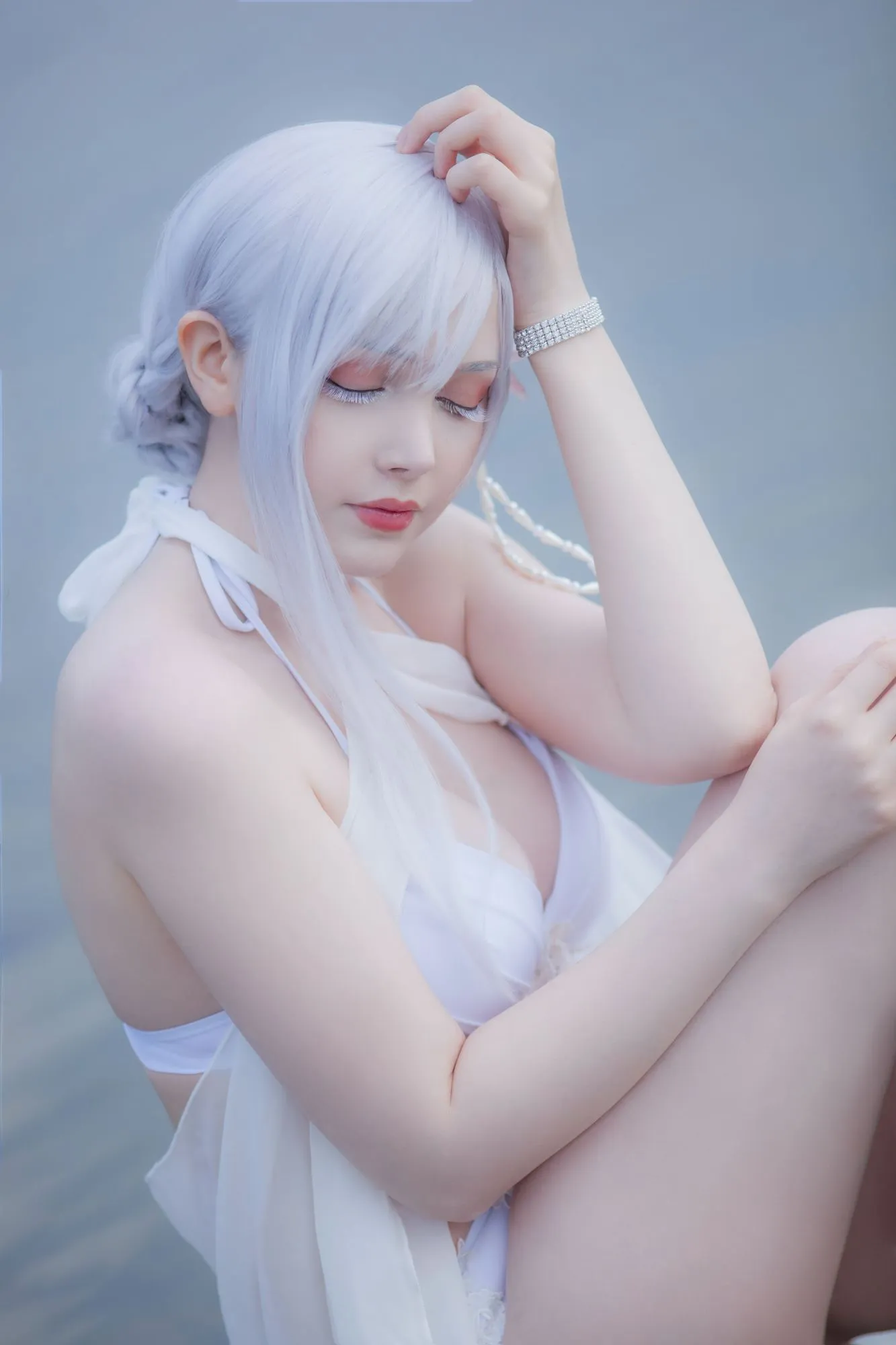 图片[5]-No.024-5 Saya The Fox – Snow White Mizugi [10P]-coswz-cos王者