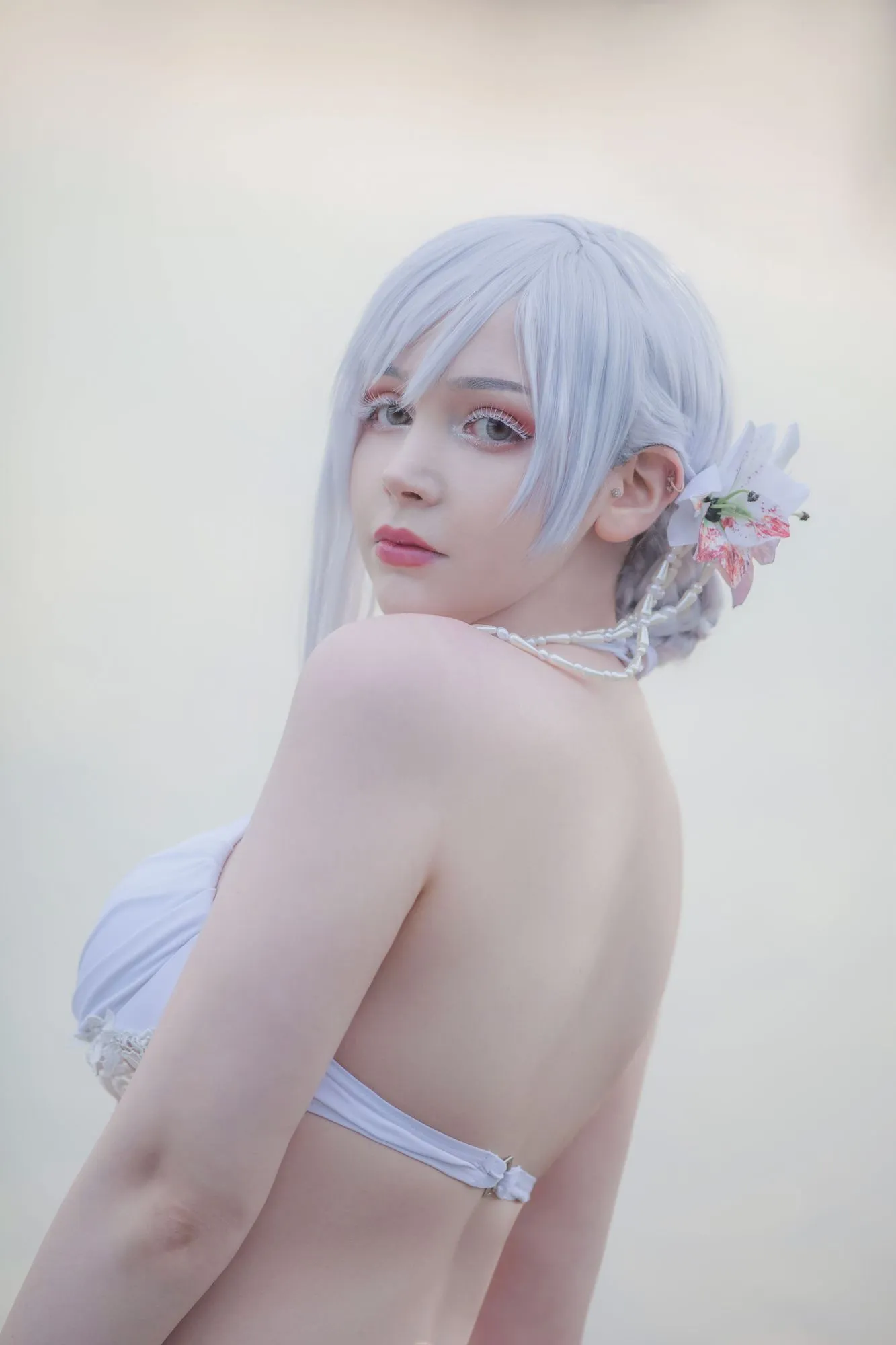 图片[4]-No.024-5 Saya The Fox – Snow White Mizugi [10P]-coswz-cos王者
