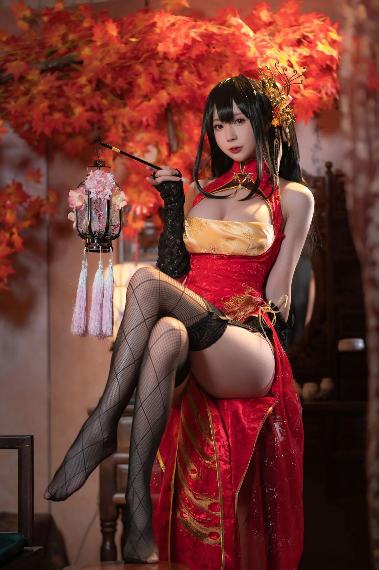 图片[4]-No.009-大鳯电子档3套 – 旗袍 [35P]-coswz-cos王者