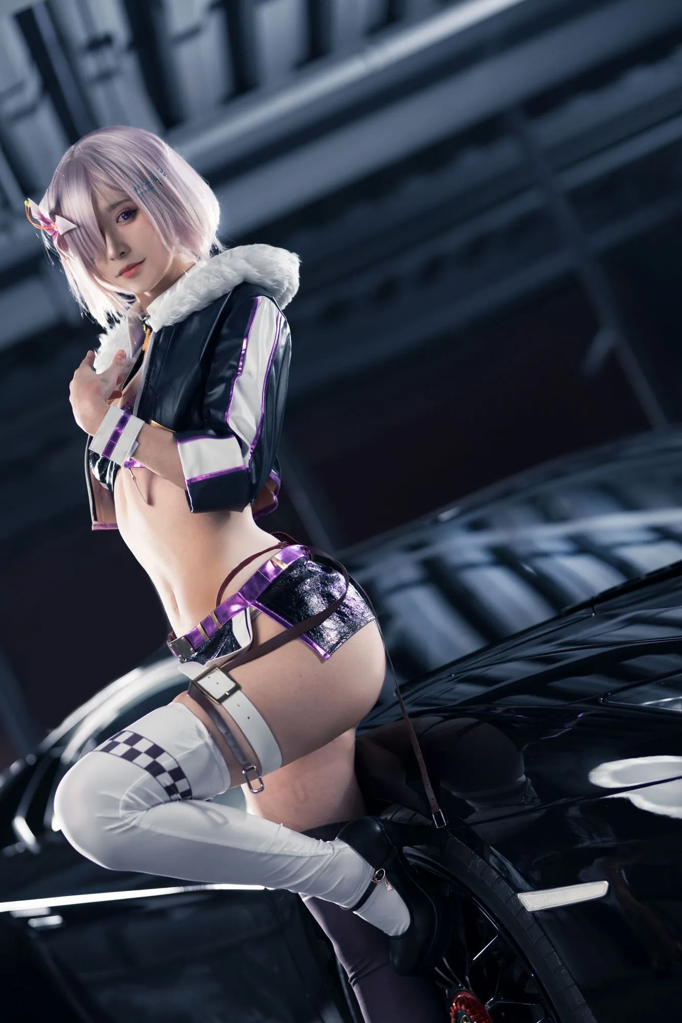 图片[3]-No.018-玛修 黑枪呆 同人赛车 – 玛修 [8P]-coswz-cos王者