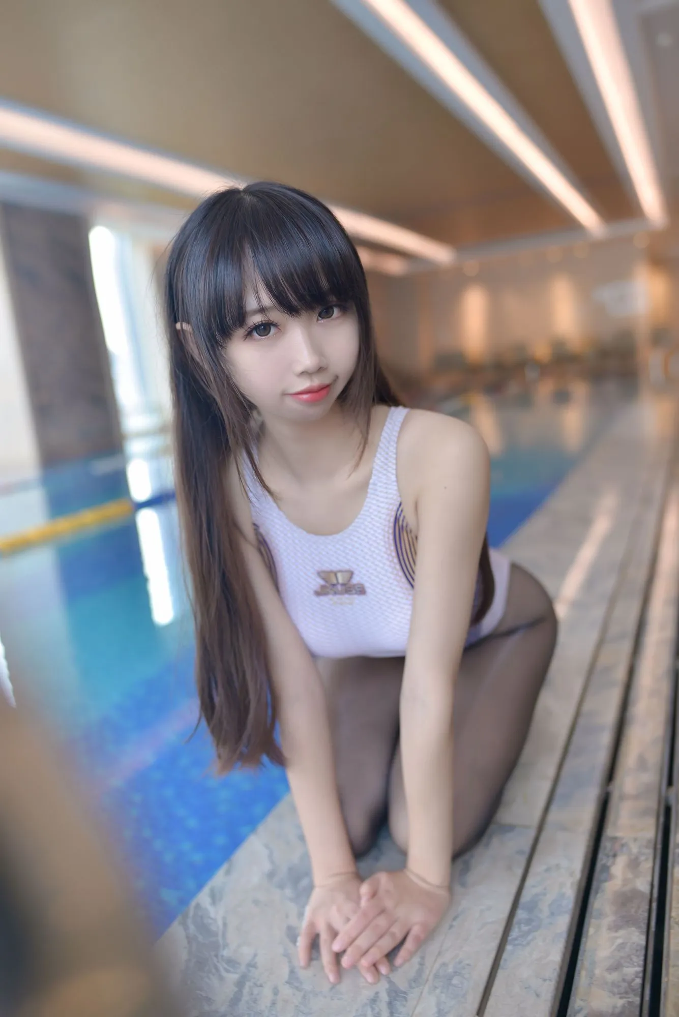 图片[3]-No.043-竞泳泳衣 – 黑丝 [67P 1V]-coswz-cos王者