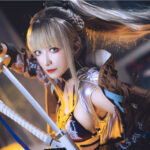 流一喵最新cos正片曝光，白金泳装造型甜美至极-图妖社