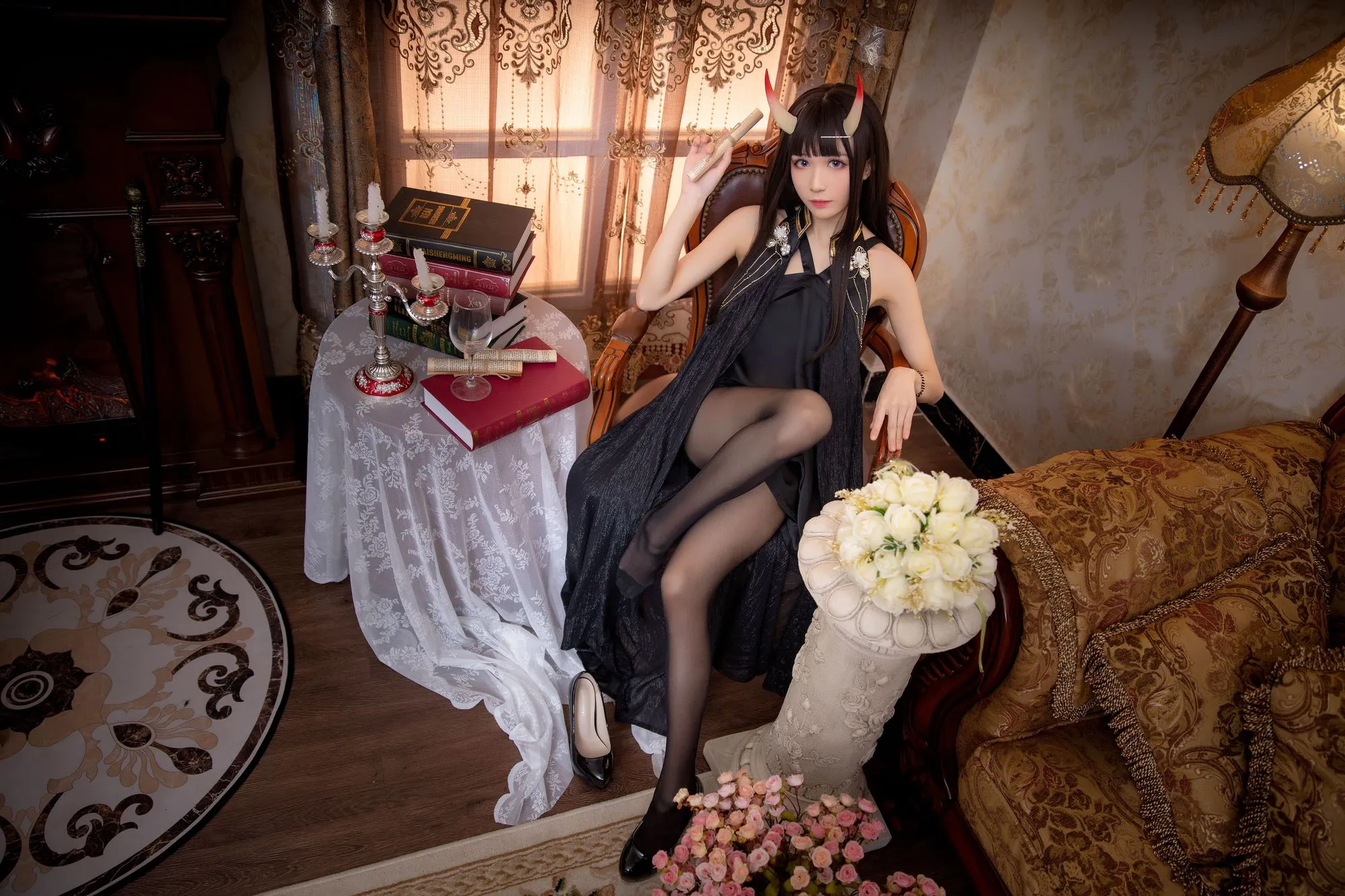 图片[2]-No.002-碧蓝航线 能代礼服 [12P]-coswz-cos王者
